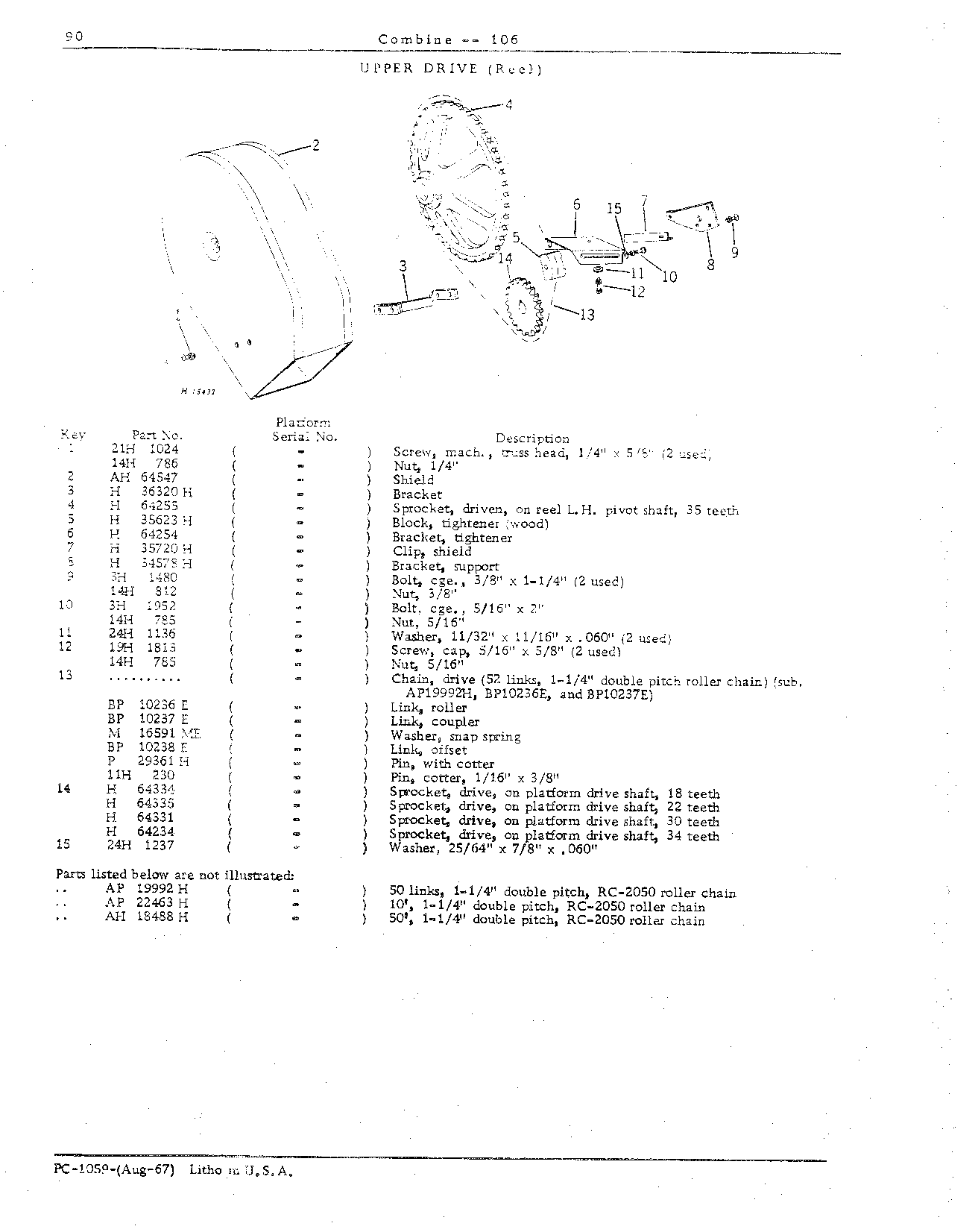 Drives and Separator Shields (Continued)