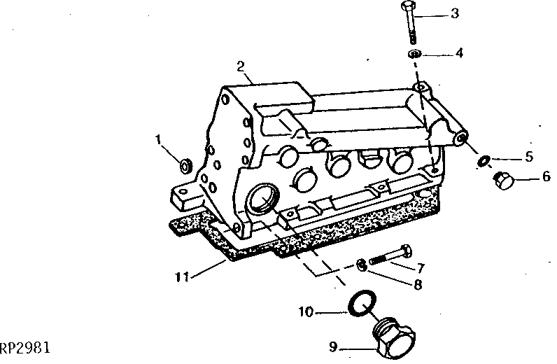 SELECTIVE CONTROL VALVE SUPPORT (W/O ROCKSHAFT)