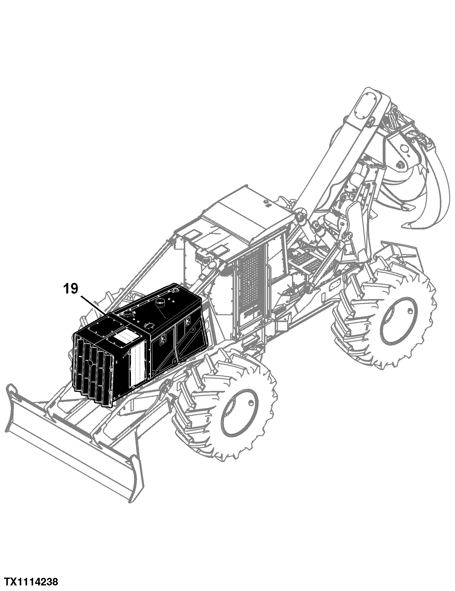 748H Cable and Grapple Skidder (PIN: 1DW748HX_ _C630436 - C666892) (PIN: 1DW748HX_ _D630436 - D666892)