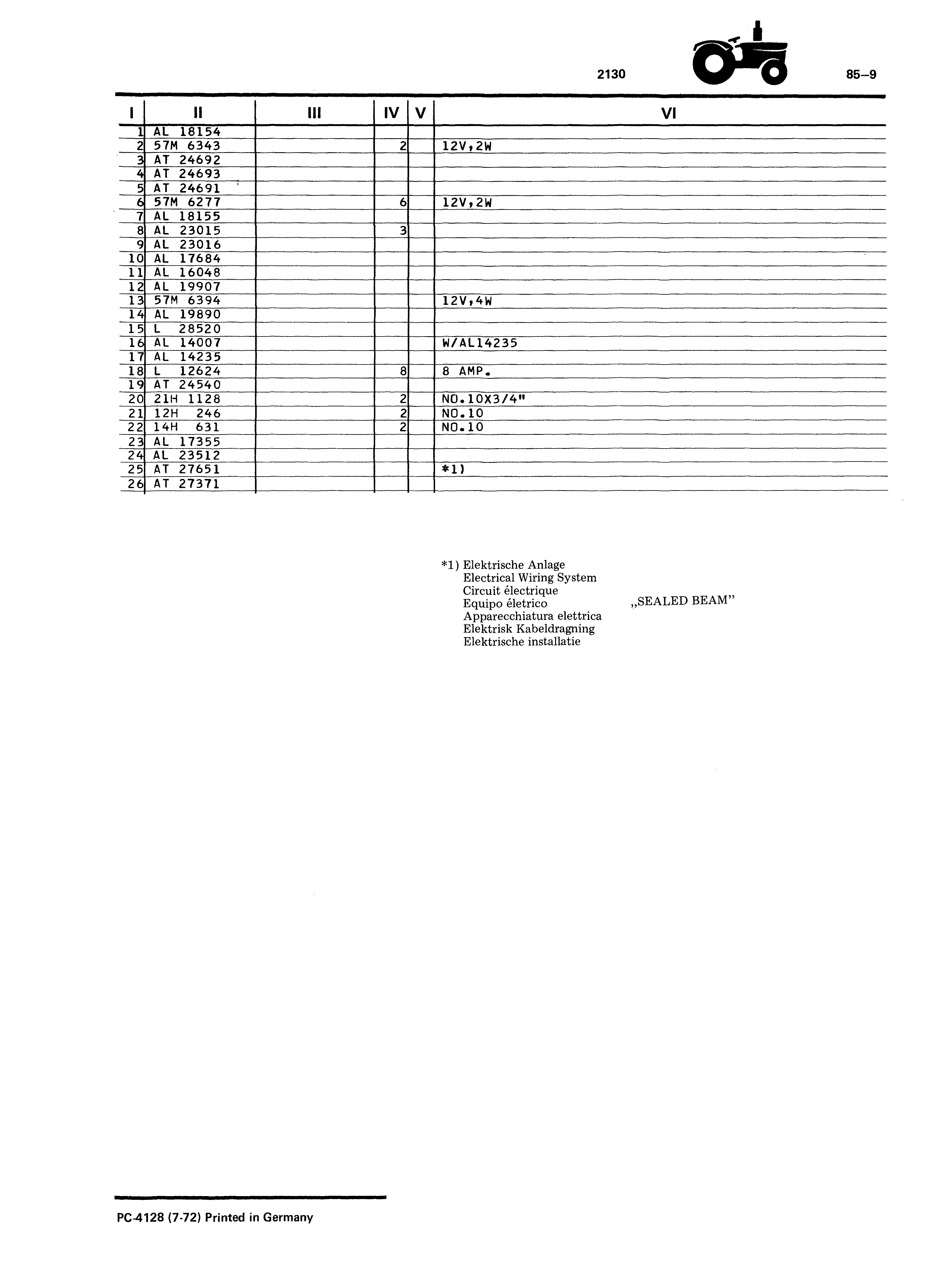 Electrical Instruments (Continued)