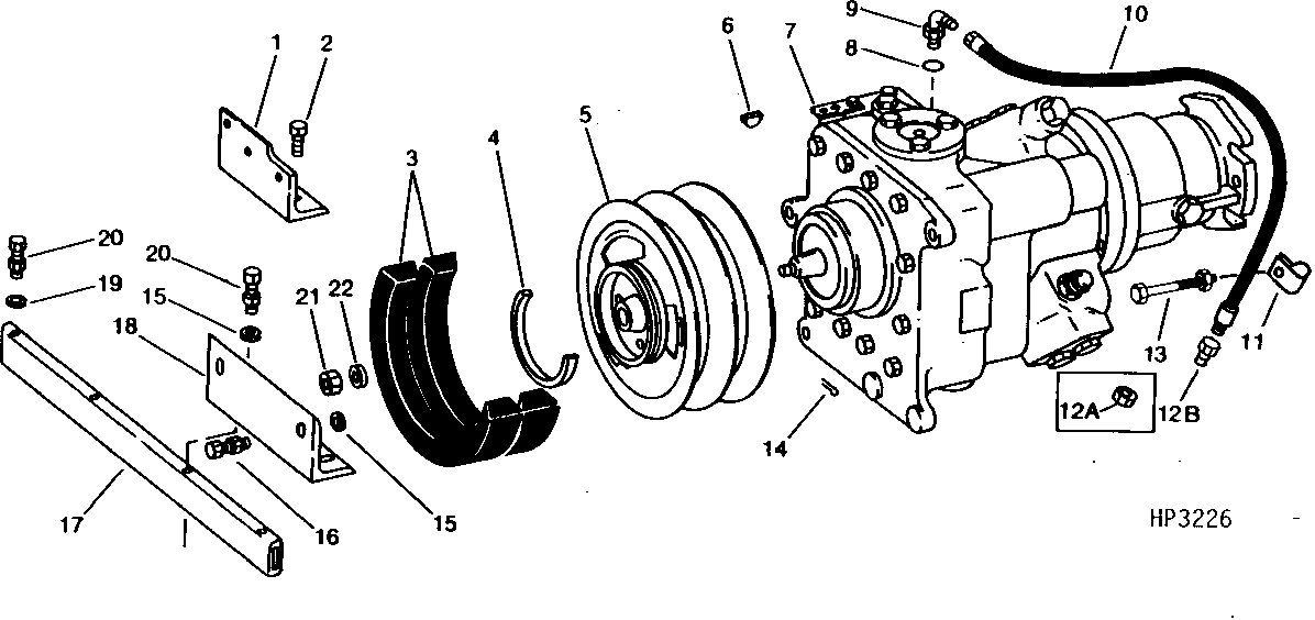 HYDROSTATIC DRIVE UNIT, SUPPORTS, AND SHEAVES