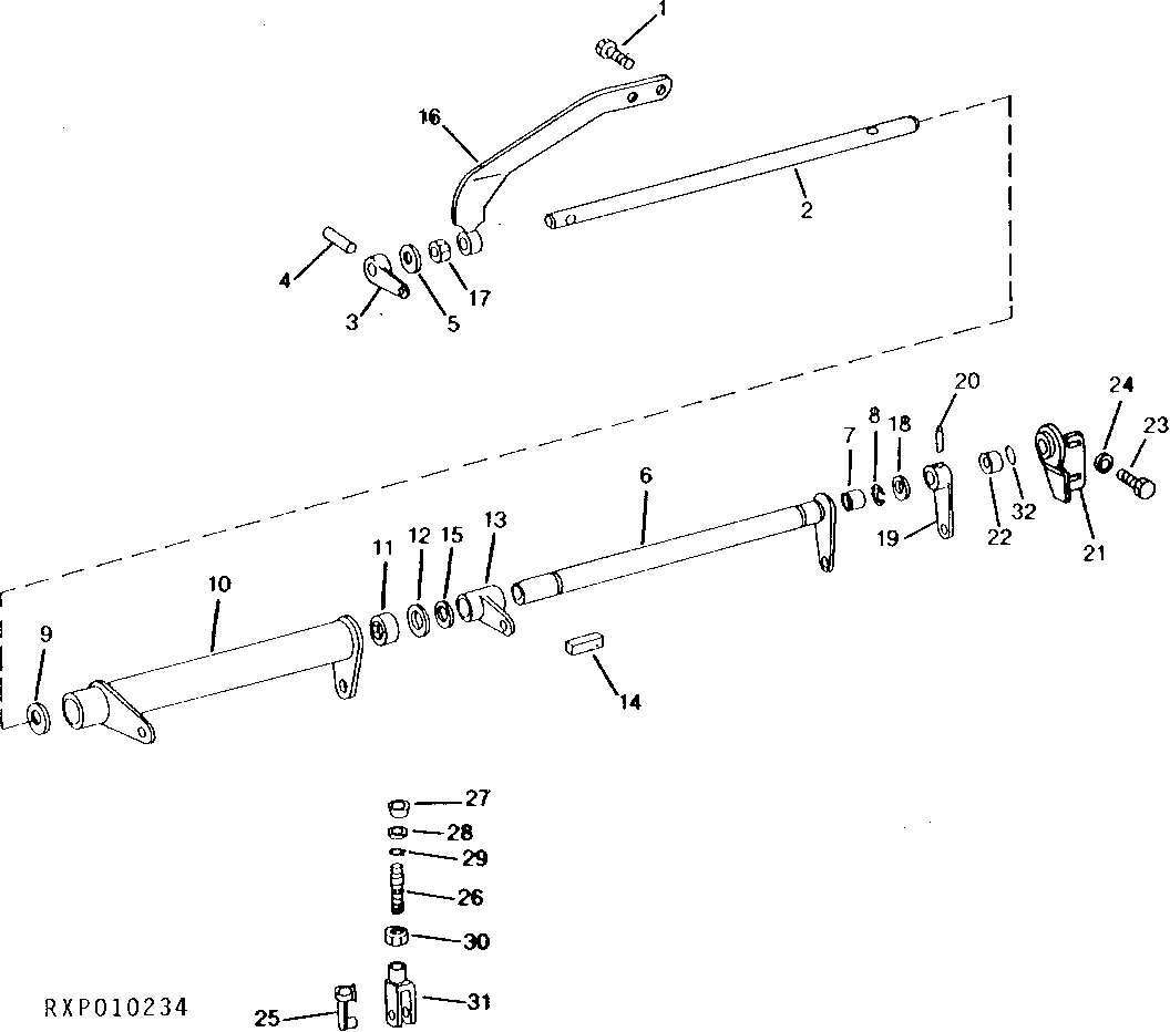 SELECTIVE CONTROL VALVE CONTROL LINKAGE (W/ CAB)