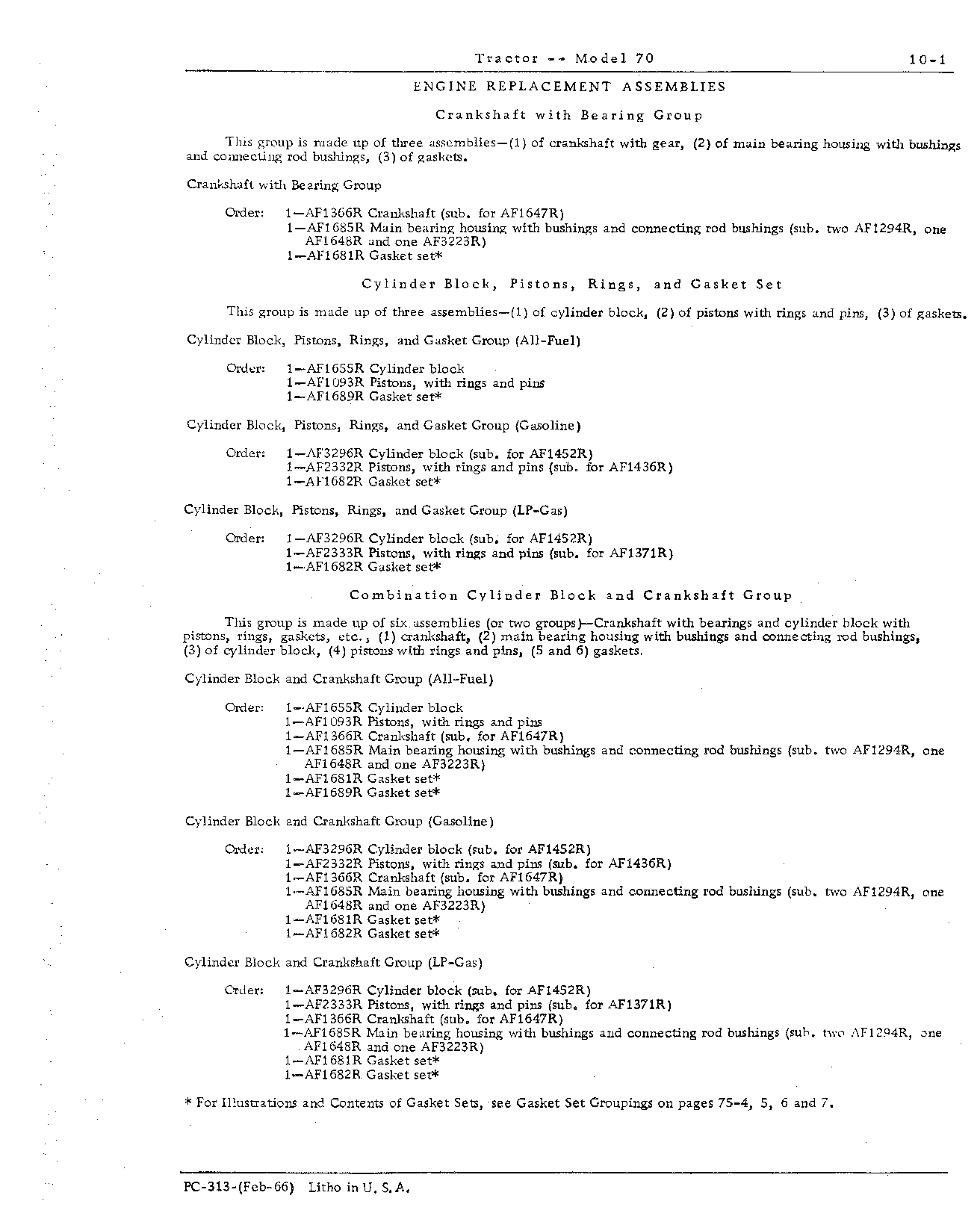 Section 10-Front End Support, Engine, and Transmission Case