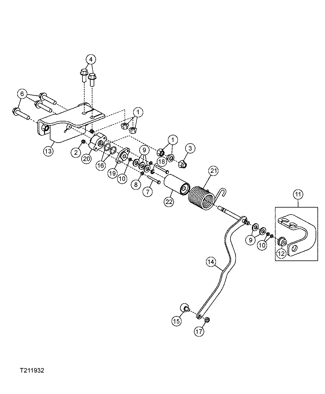 LOADER BOOM KICK OUT/ RETURN TO CARRY SENSOR