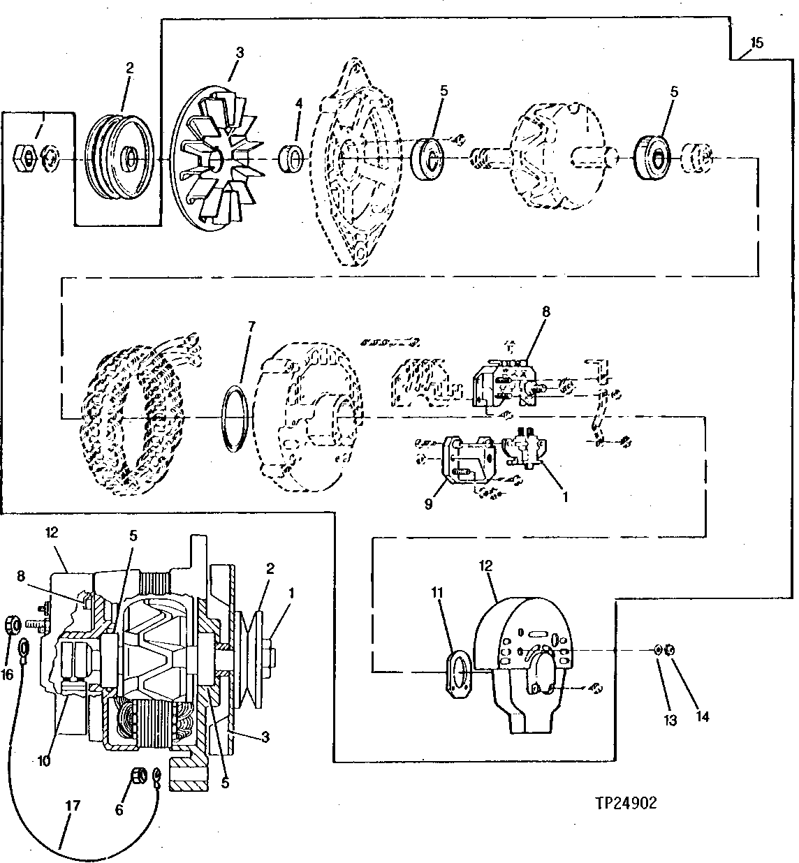 65-Amp Alternator (Prestolite™) ( - 532592)