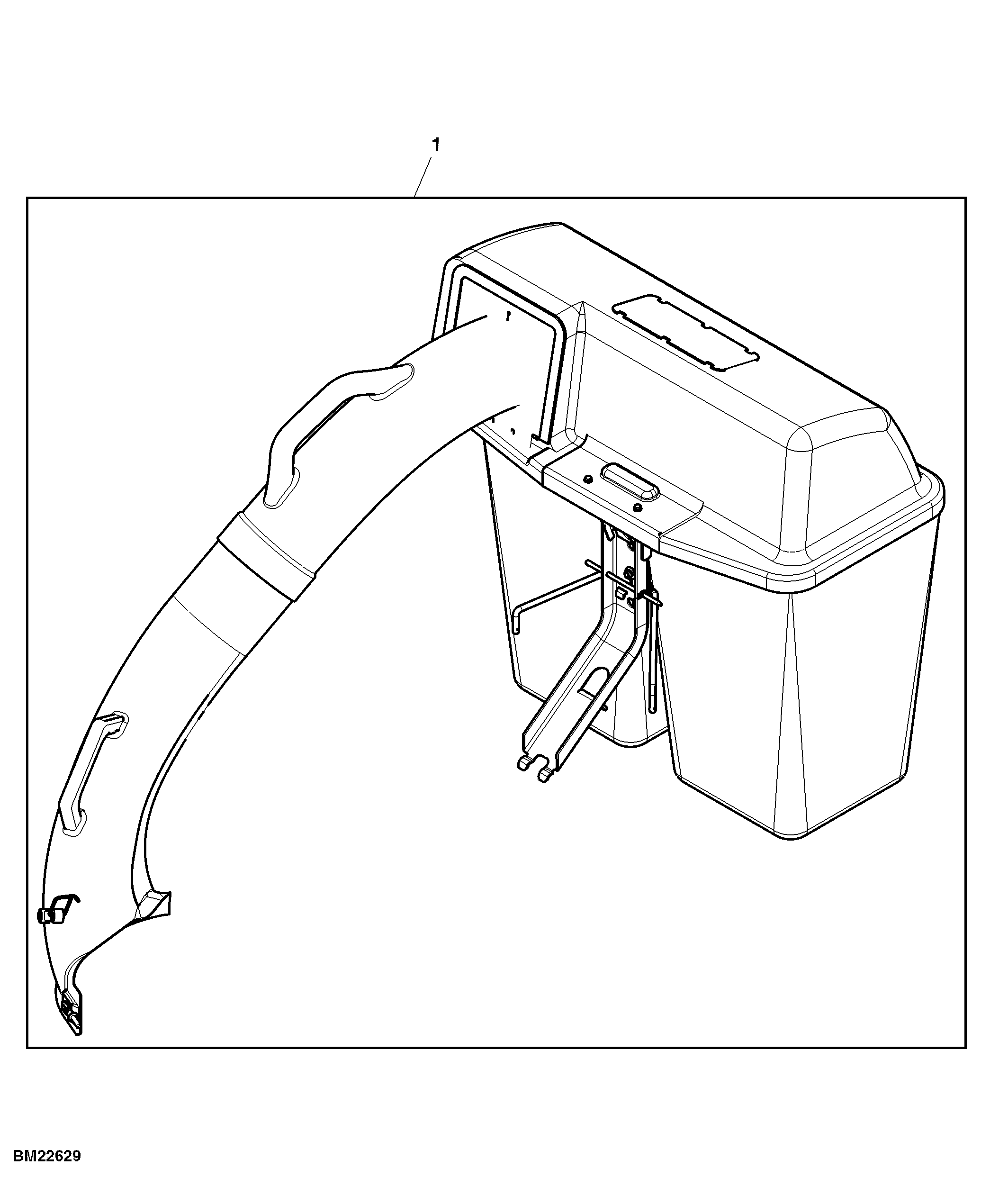Attachment, Hopper / Chute, 48 inch