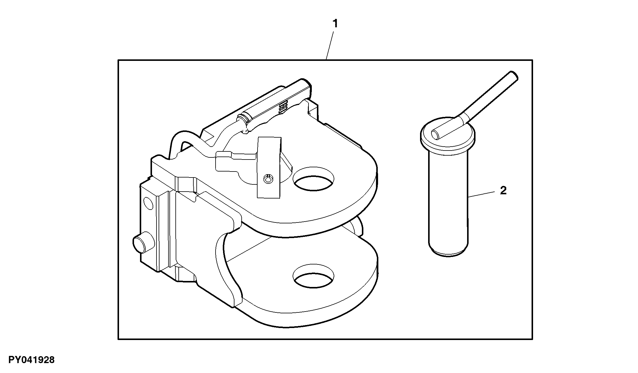 Trailer Hitch, Height Adjustable, CUNA, Type D