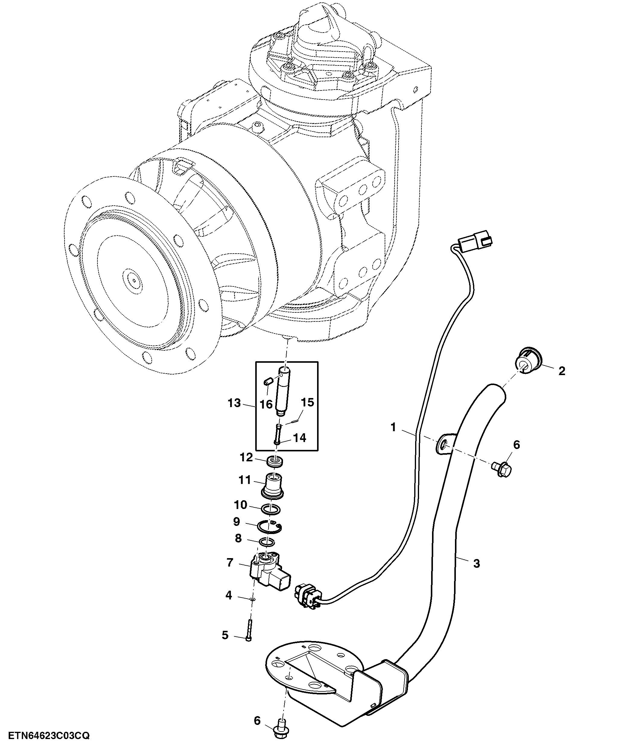 Wheel Angle Sensor, Rear Wheel Motors - 4WD