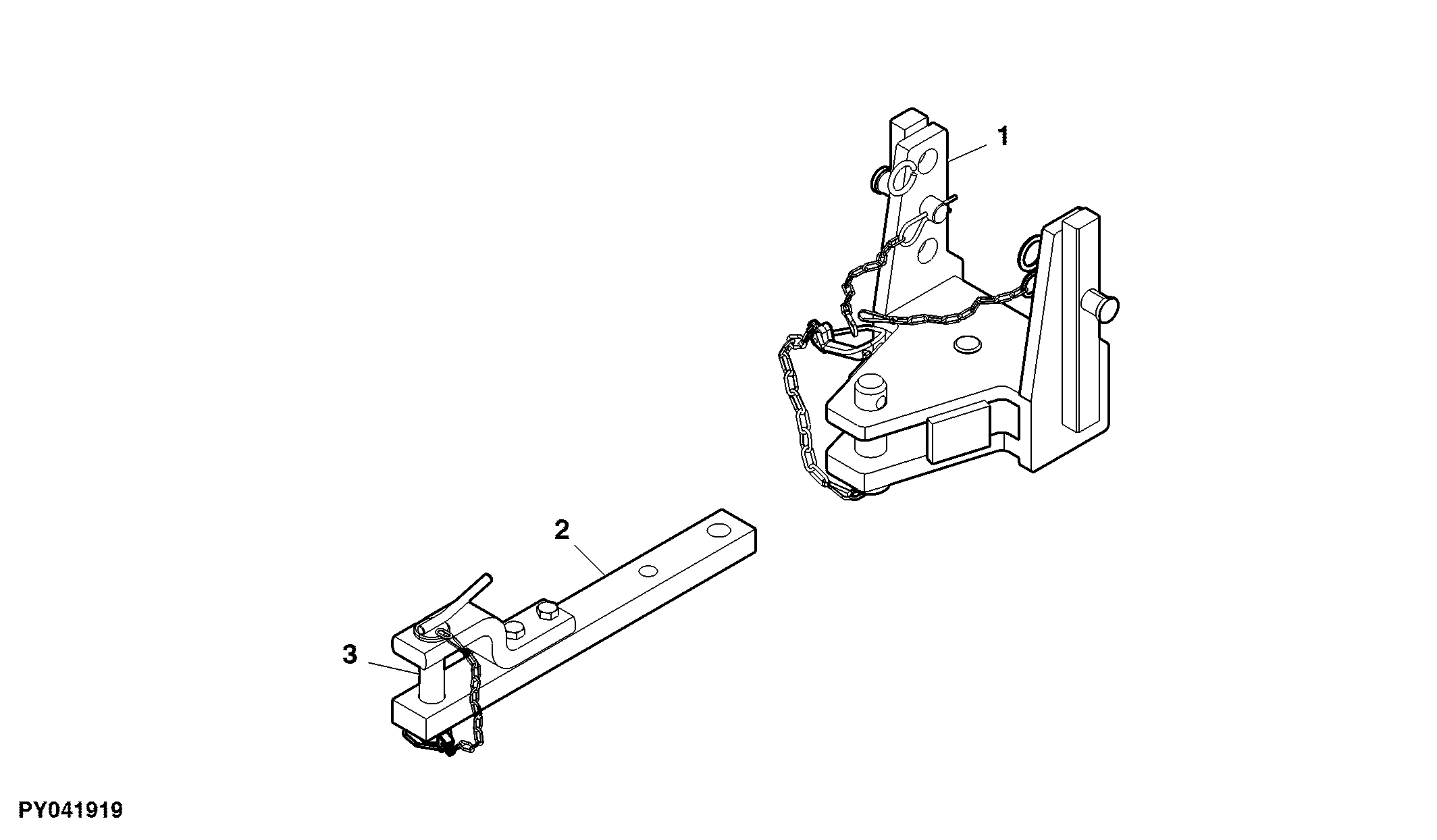 Drawbar, Height Adjustable