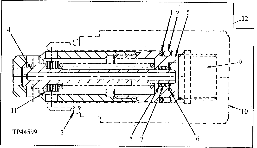 Backhoe Relief Valves And Kits (SN 798065-, 4-Function) (SN 796891-, 5-Function) (SN 799622-, 6-Function)