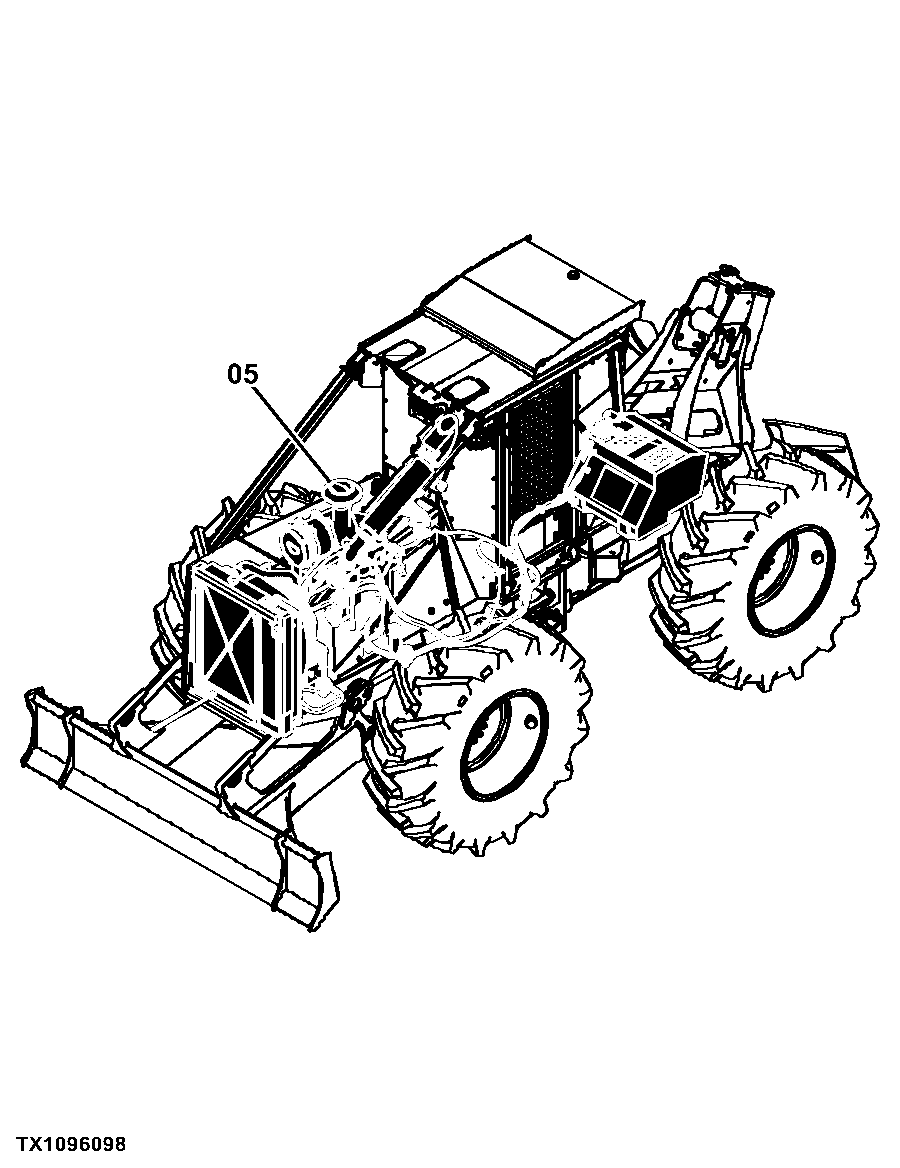 540GIII Cable Skidder (PIN: 1DW540GX_ _C630436 - C666892)