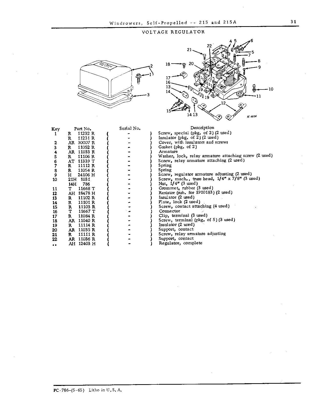 Regulator, voltage