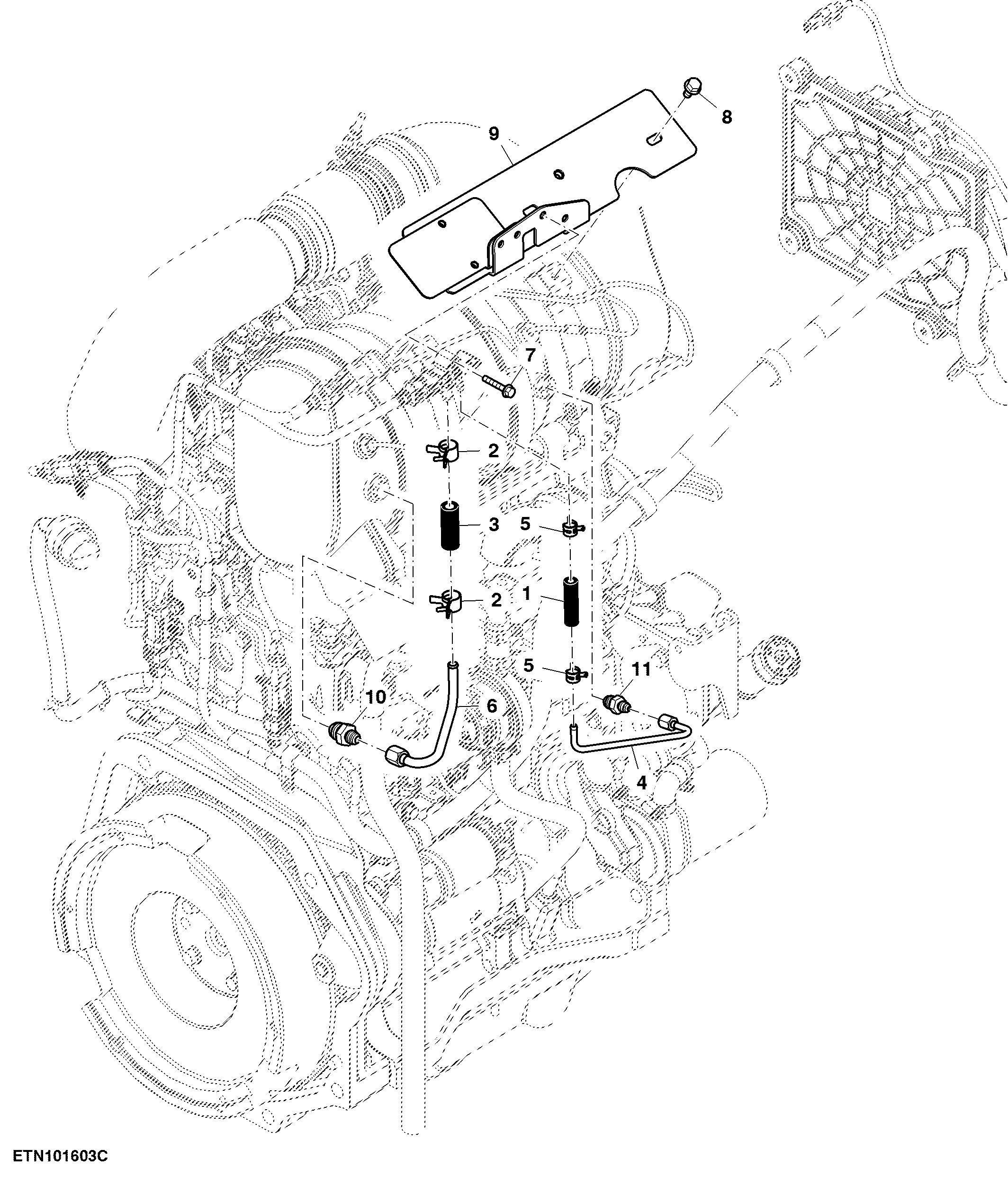 Diesel Particulate Filter Pressure Sensor lines