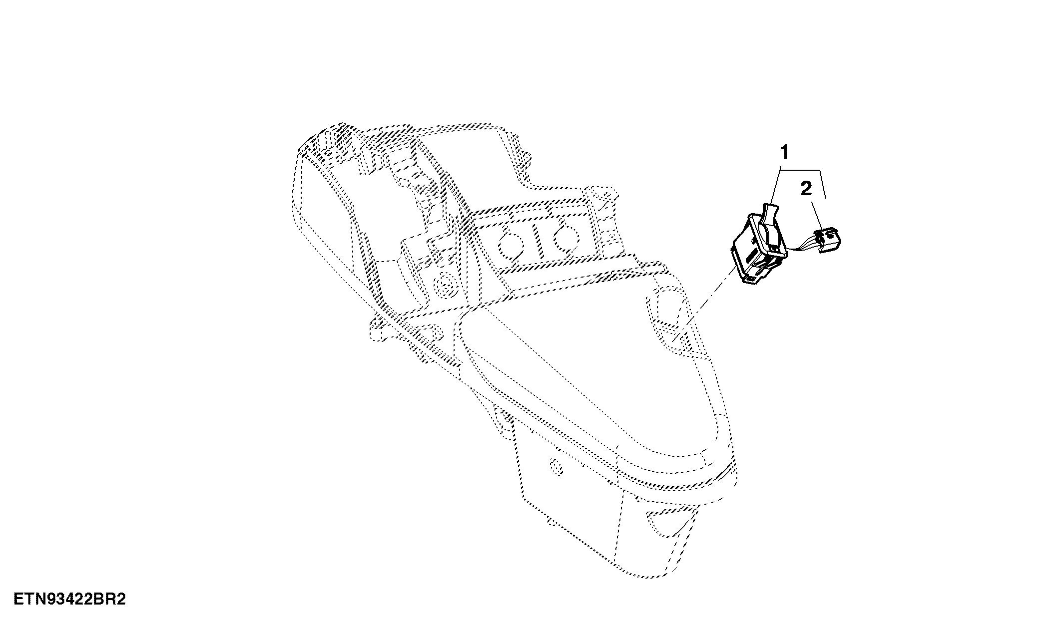 Control Switch, Secondary Handbrake