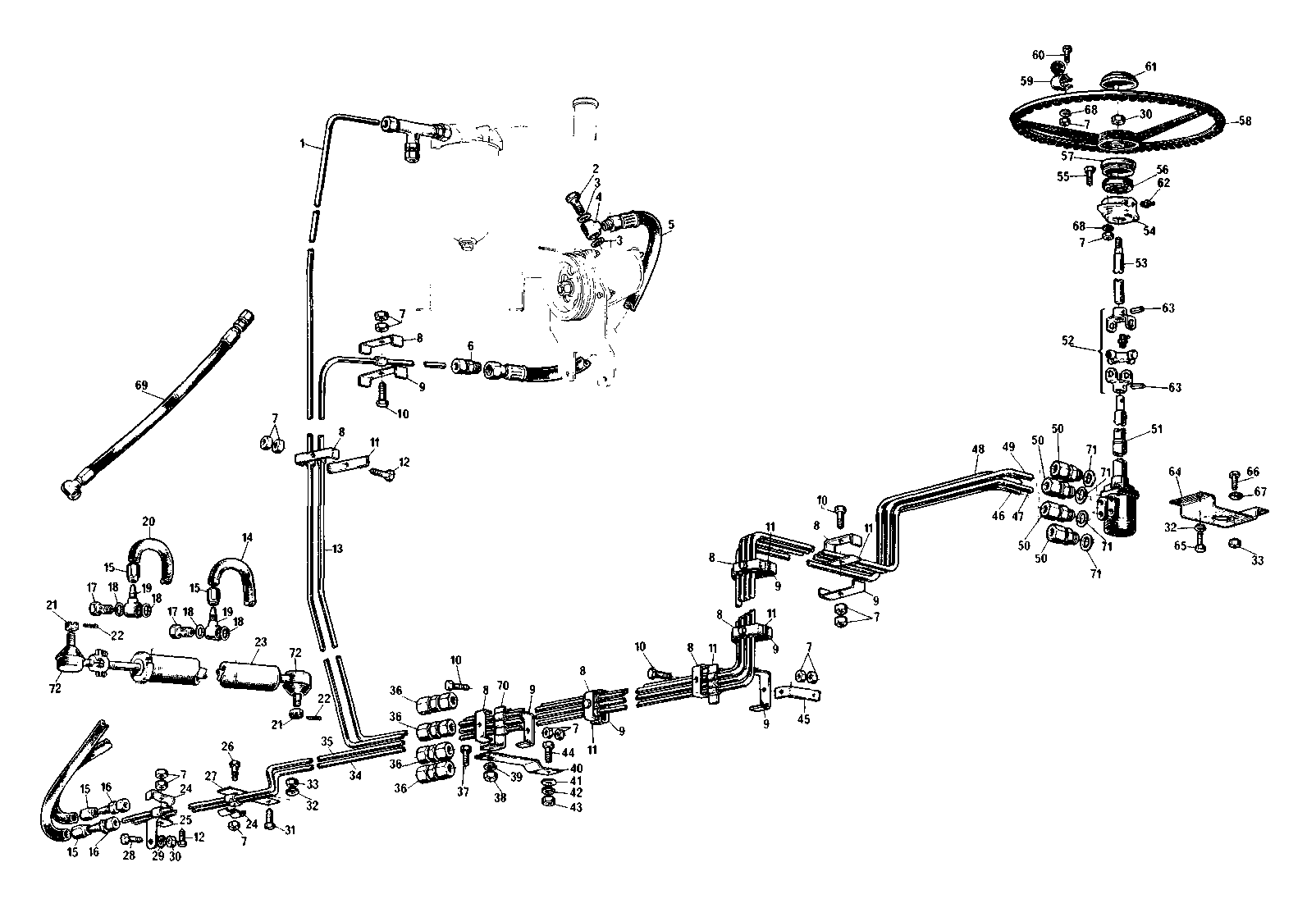 CIRCUITO HIDRÁULICO DA DIRECÃO (A Partir da CA no. 5201)