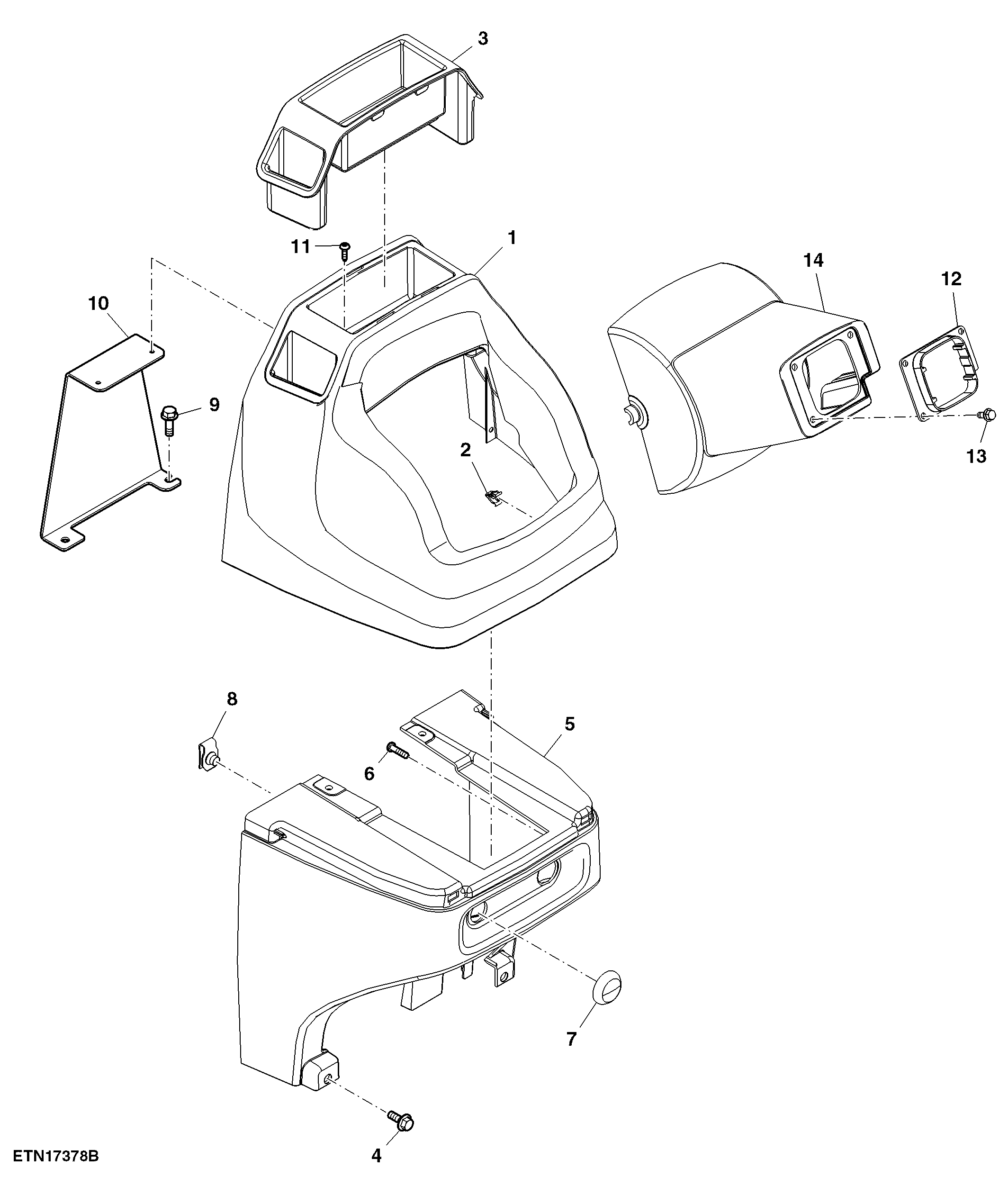 Cowl Assembly, W/O Ether, Standard, IT4 Engine