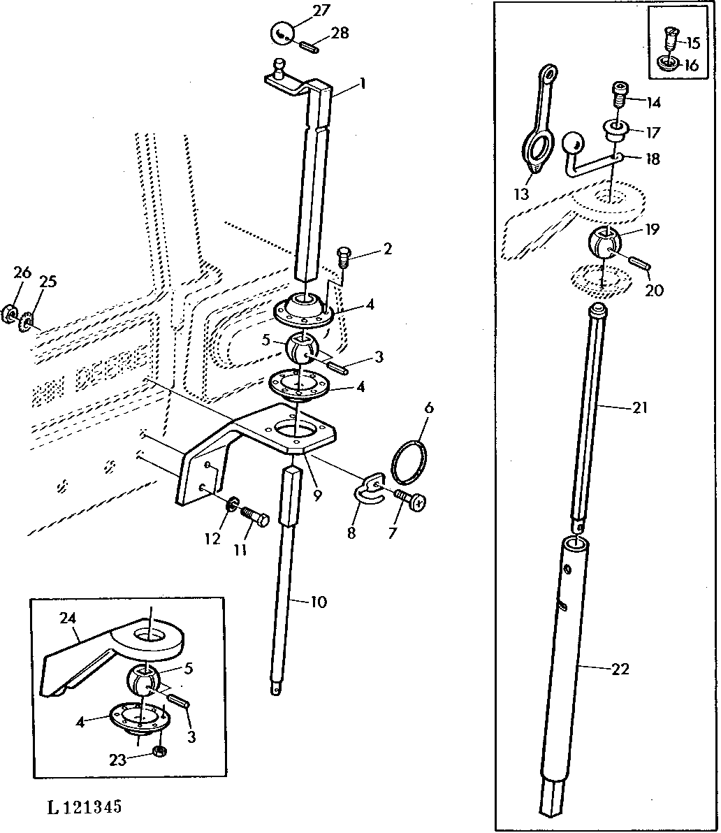 THREE POINT HITCH LIFT LINK ADJUSTMENT (SGB)