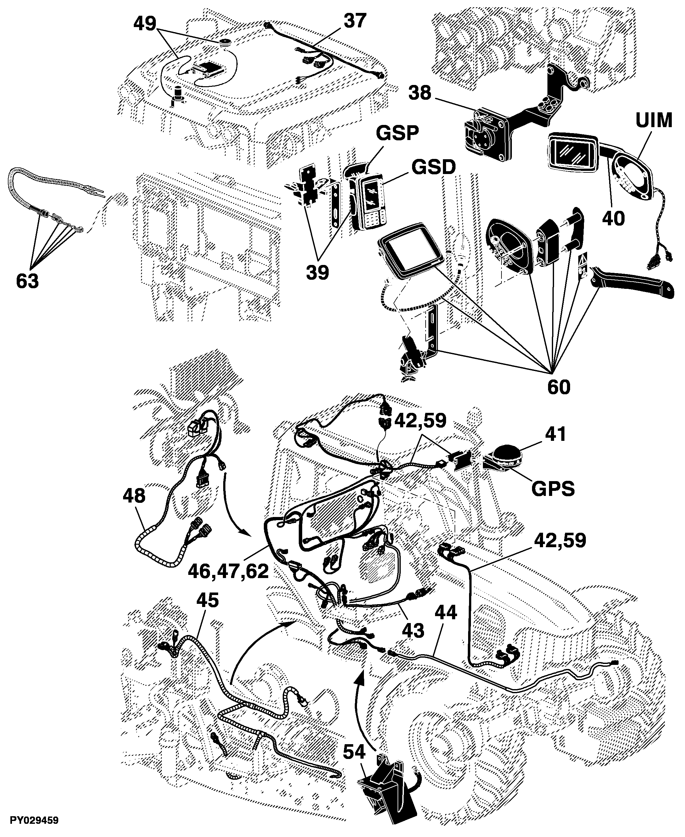42 Electrical Components / Wiring Harnesses and Precision Farming Equipment