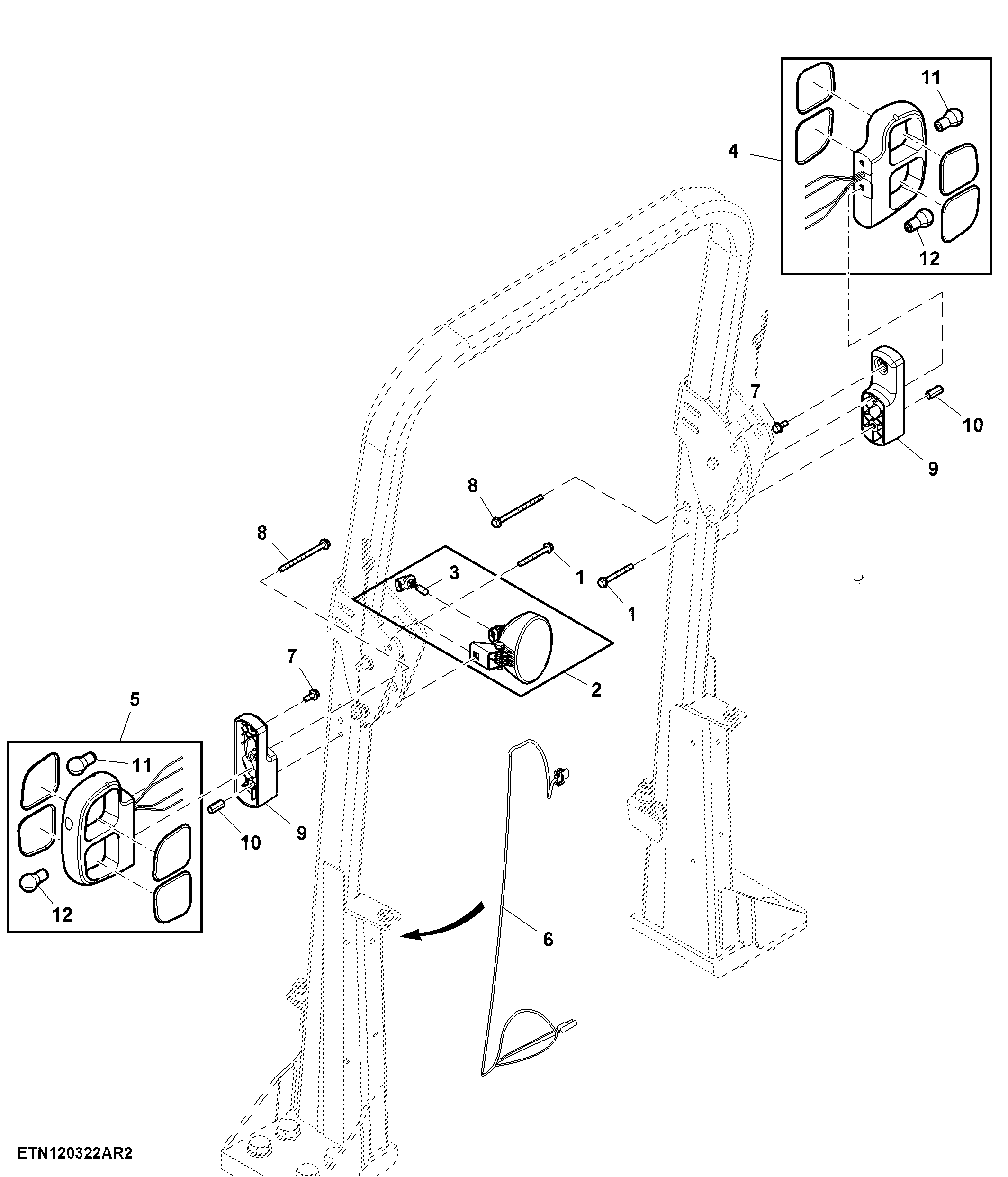 Direction Indicator Light and Floodlight, OOS