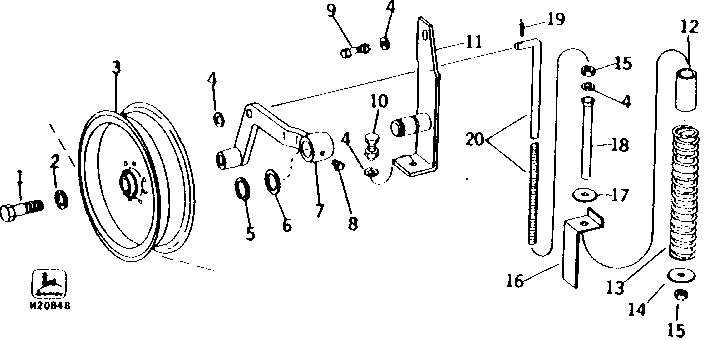 PLATFORM AND FEEDER HOUSE UPPER DRIVE TIGHTENER