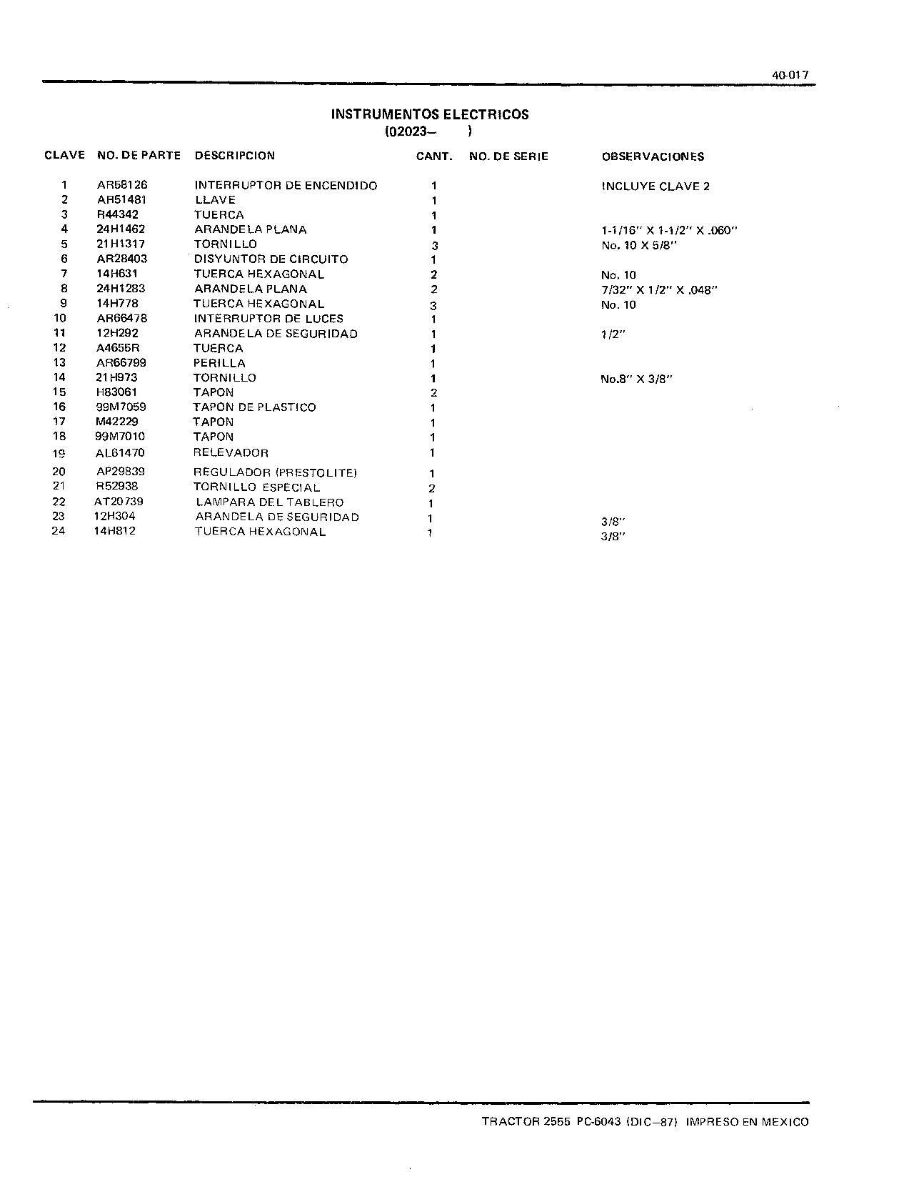 Instrumentos Electricos (Continued)