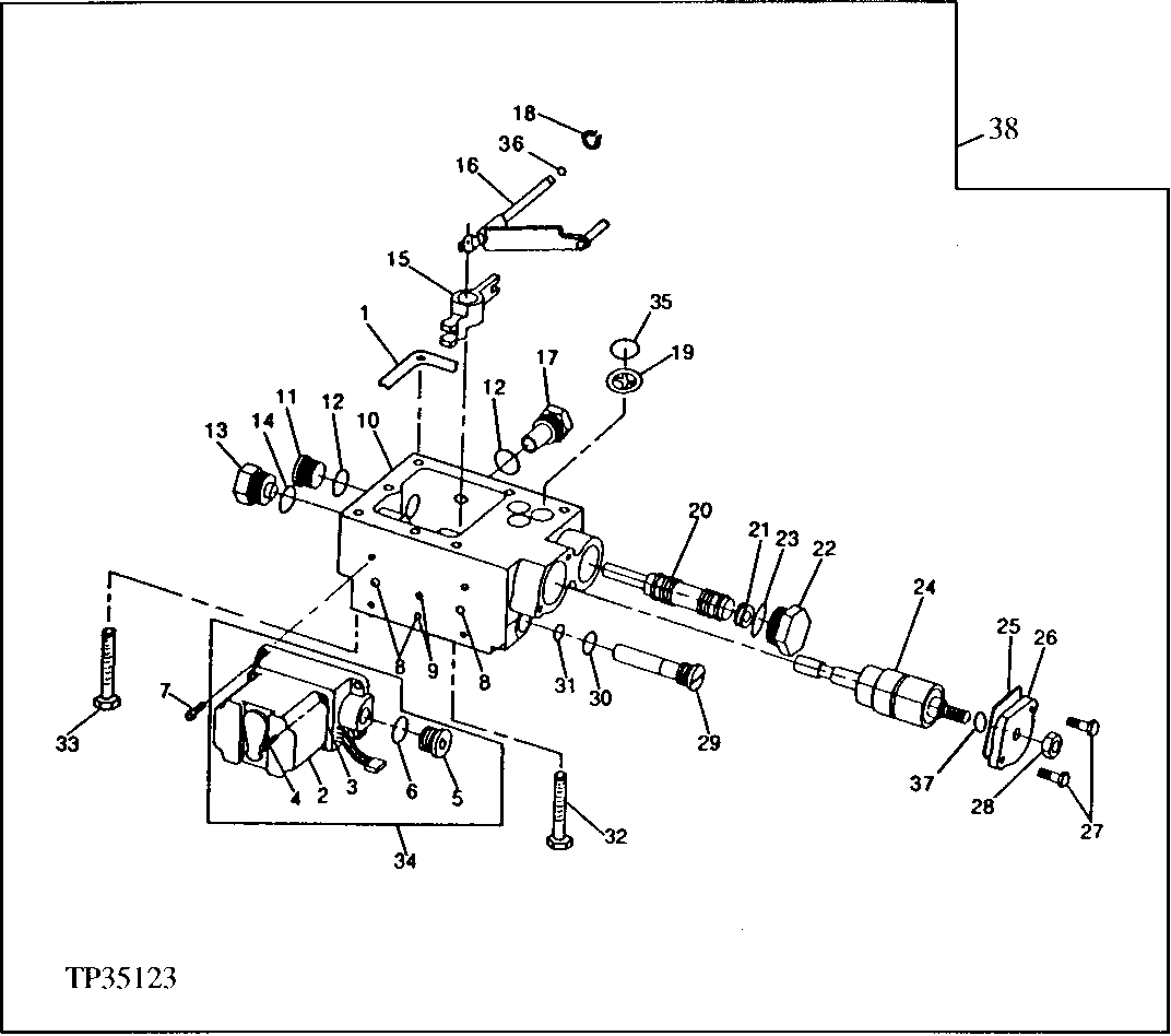 FRONT WHEEL DRIVE DISPLACEMENT CONTROL VALVE