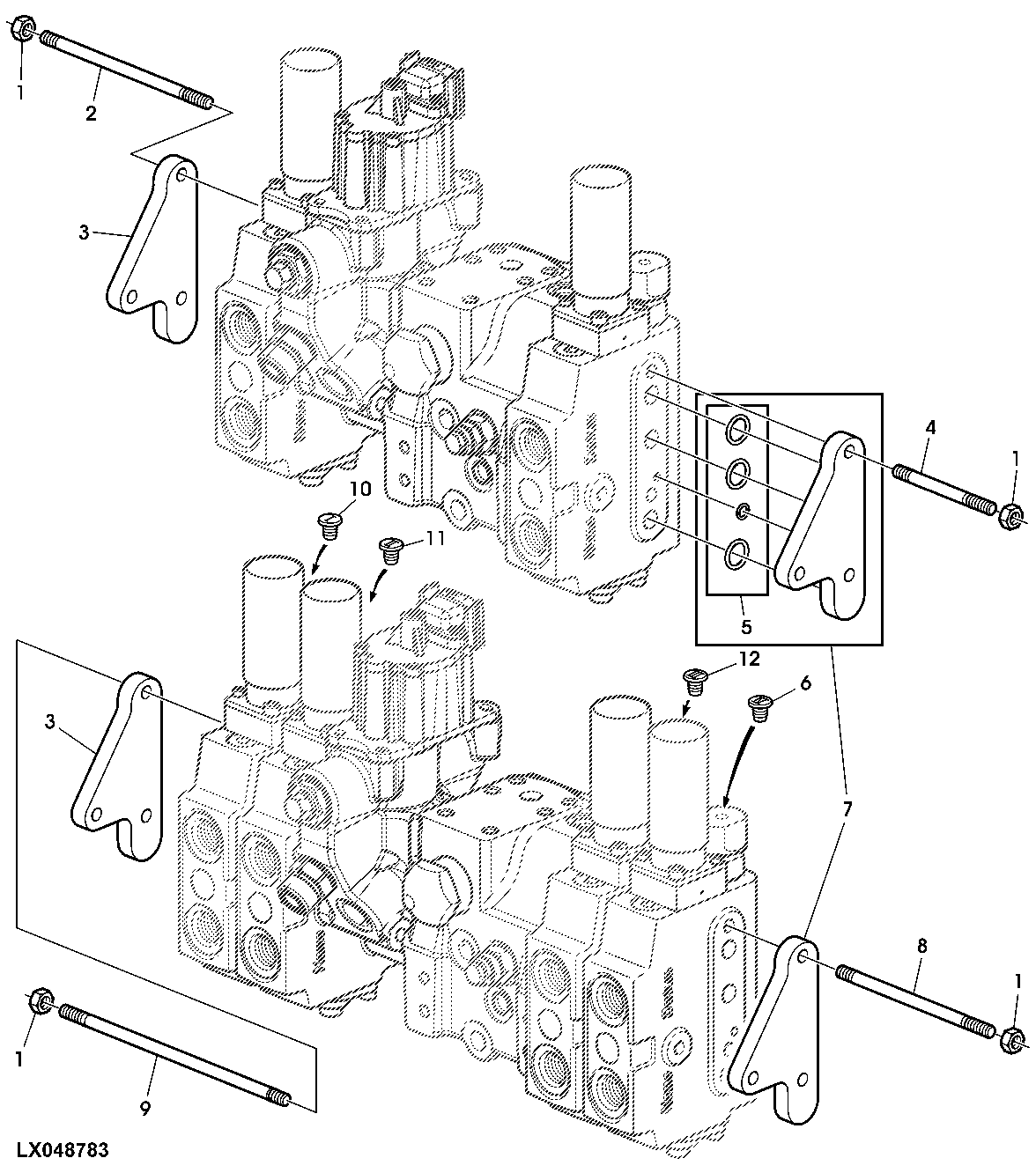ATTACHING PARTS FOR SELECTIVE CONTROL VALVES