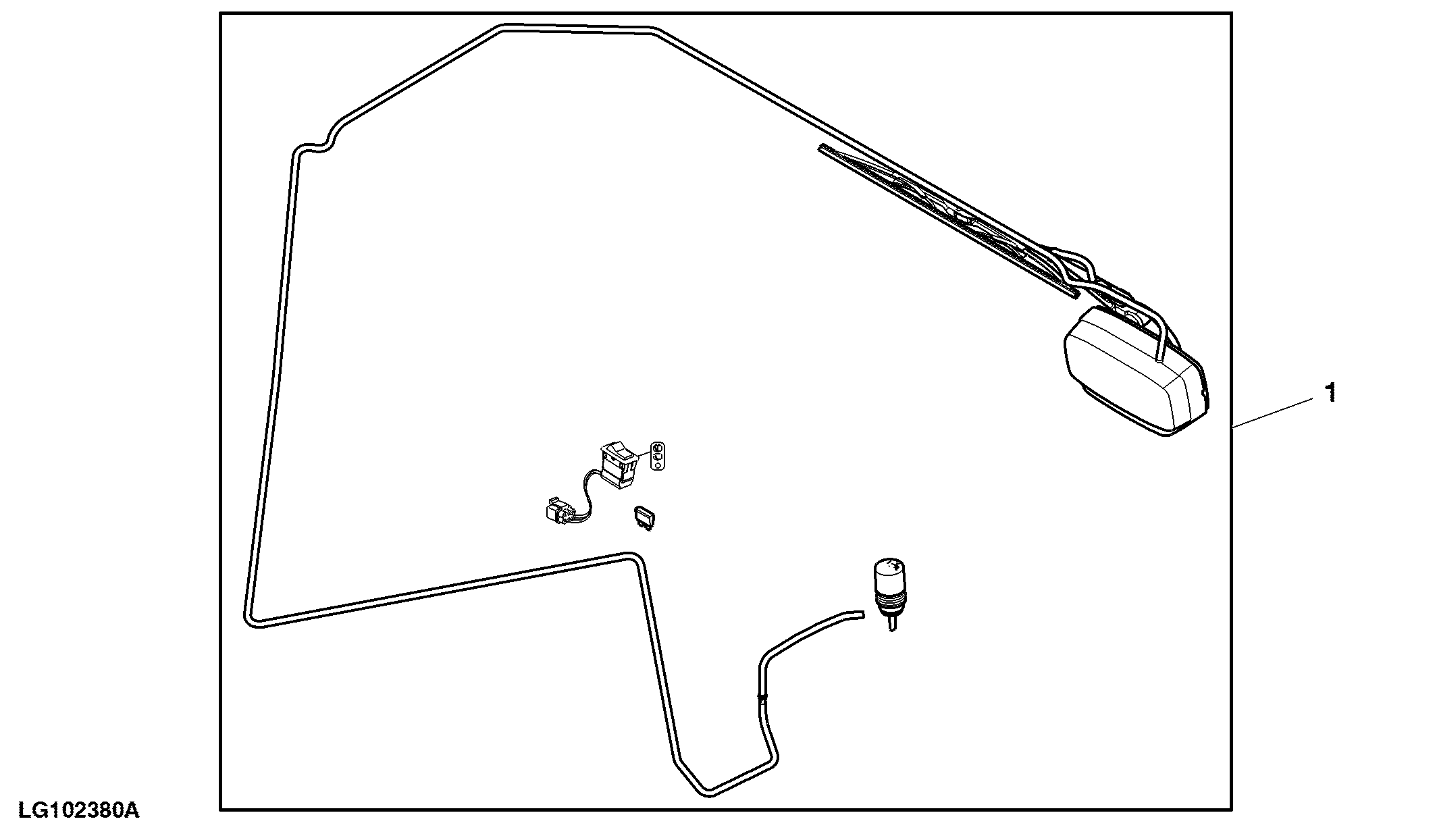 Attachment, Wiper, Rear Windshield