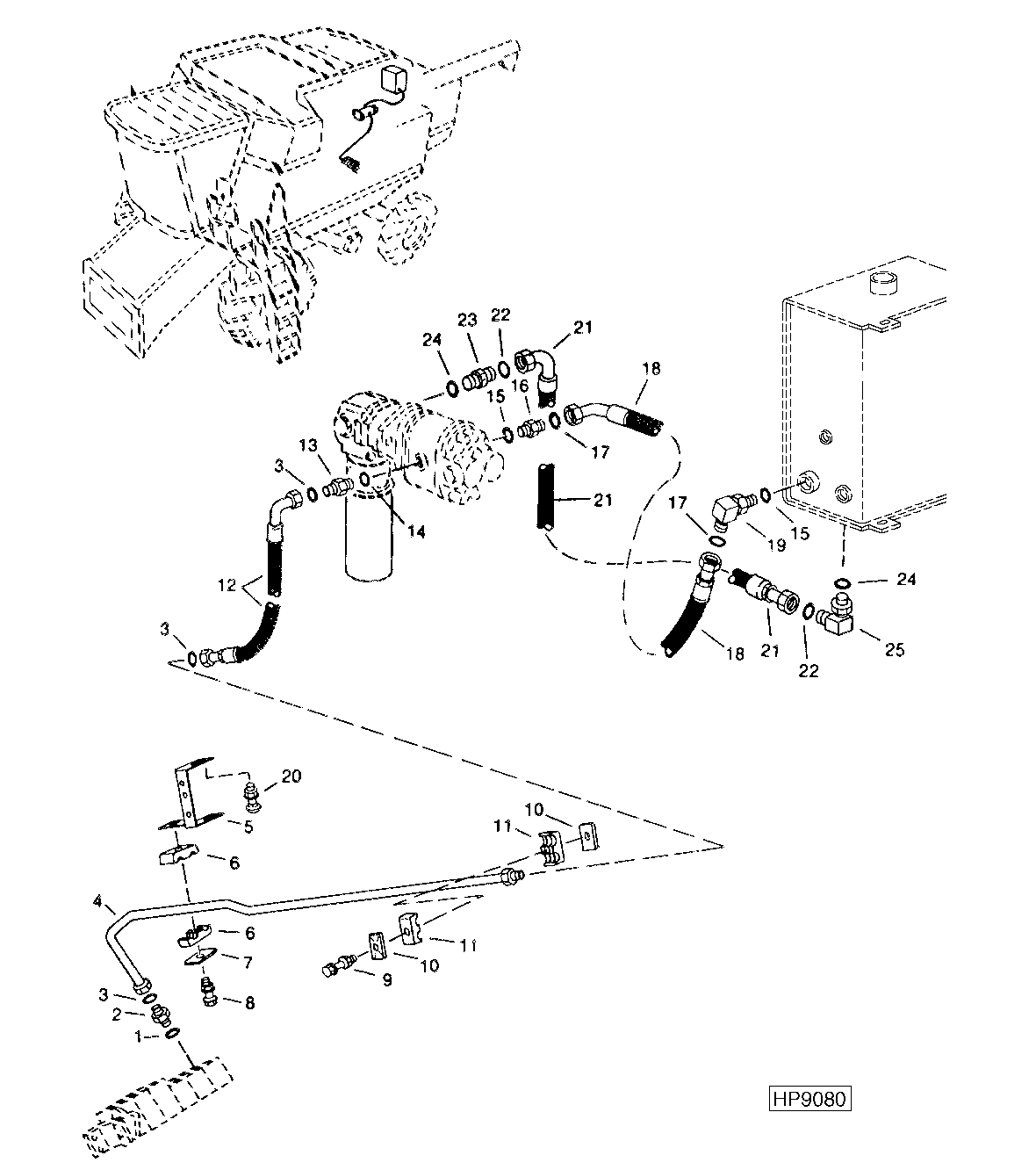 Hydraulic Pressure Lines And Hoses ( - 695300)