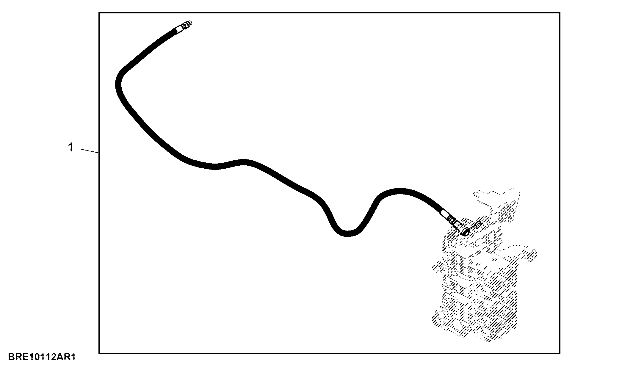 Attachment, Single Reduction, Motor Seal Drain
