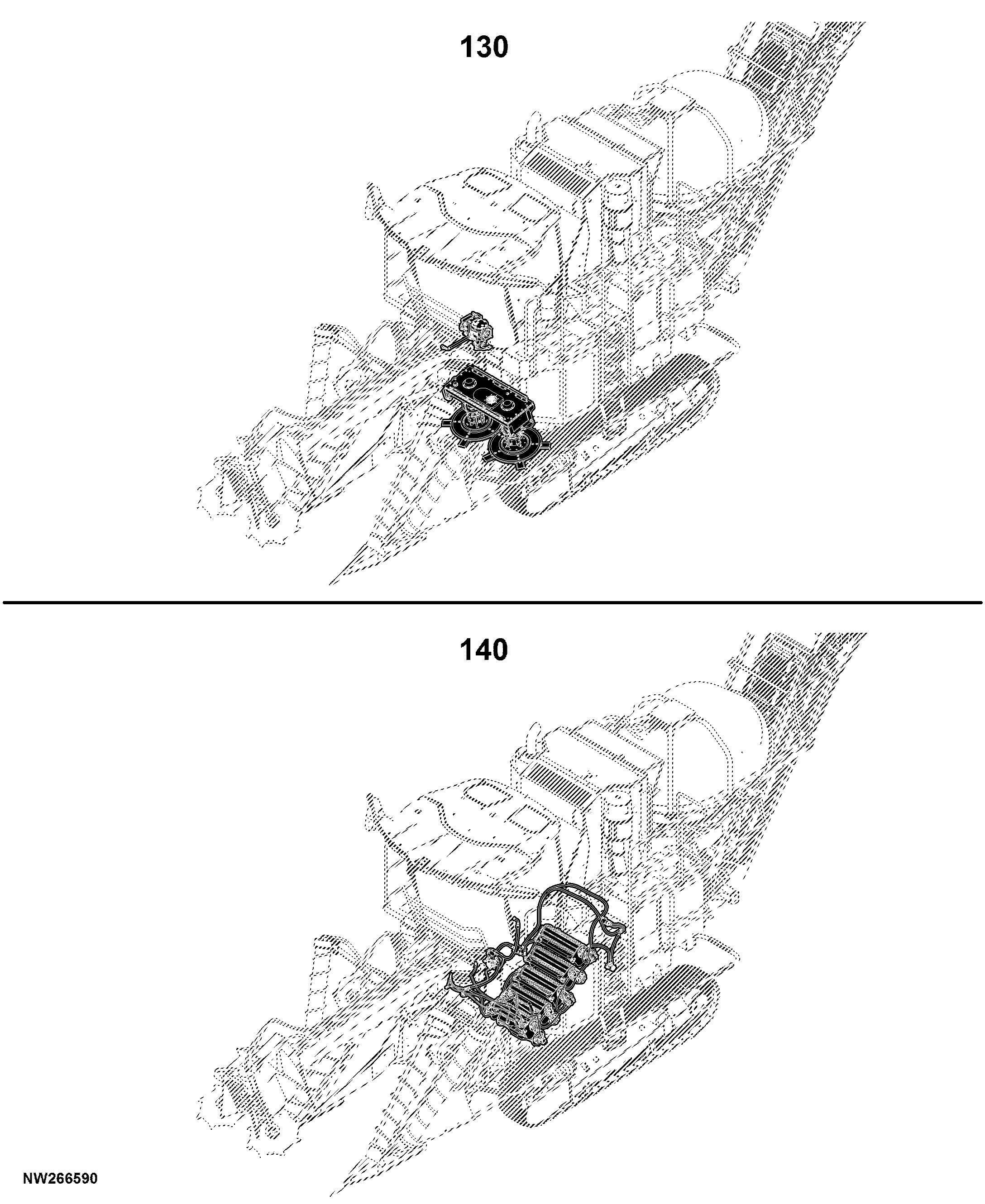 CH670 (Track) Sugarcane Harvester (Engine: 6090HNW02, 6090HNW04) South America Edition