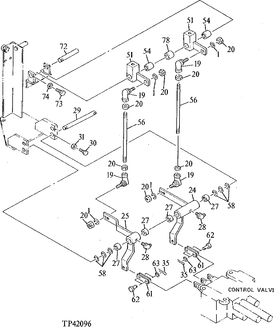 Dual Control Levers With Auxiliary Lever Linkages ( - 000374)