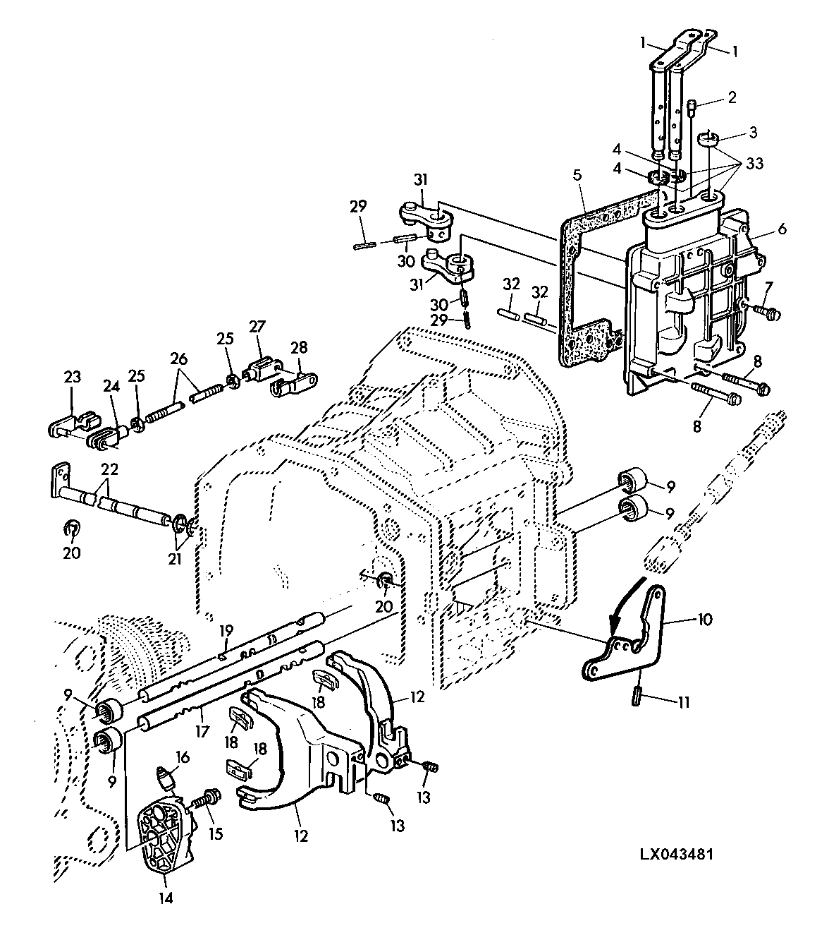 SHIFTING PARTS, RANGE TRANSM. (POWER REVERSER)