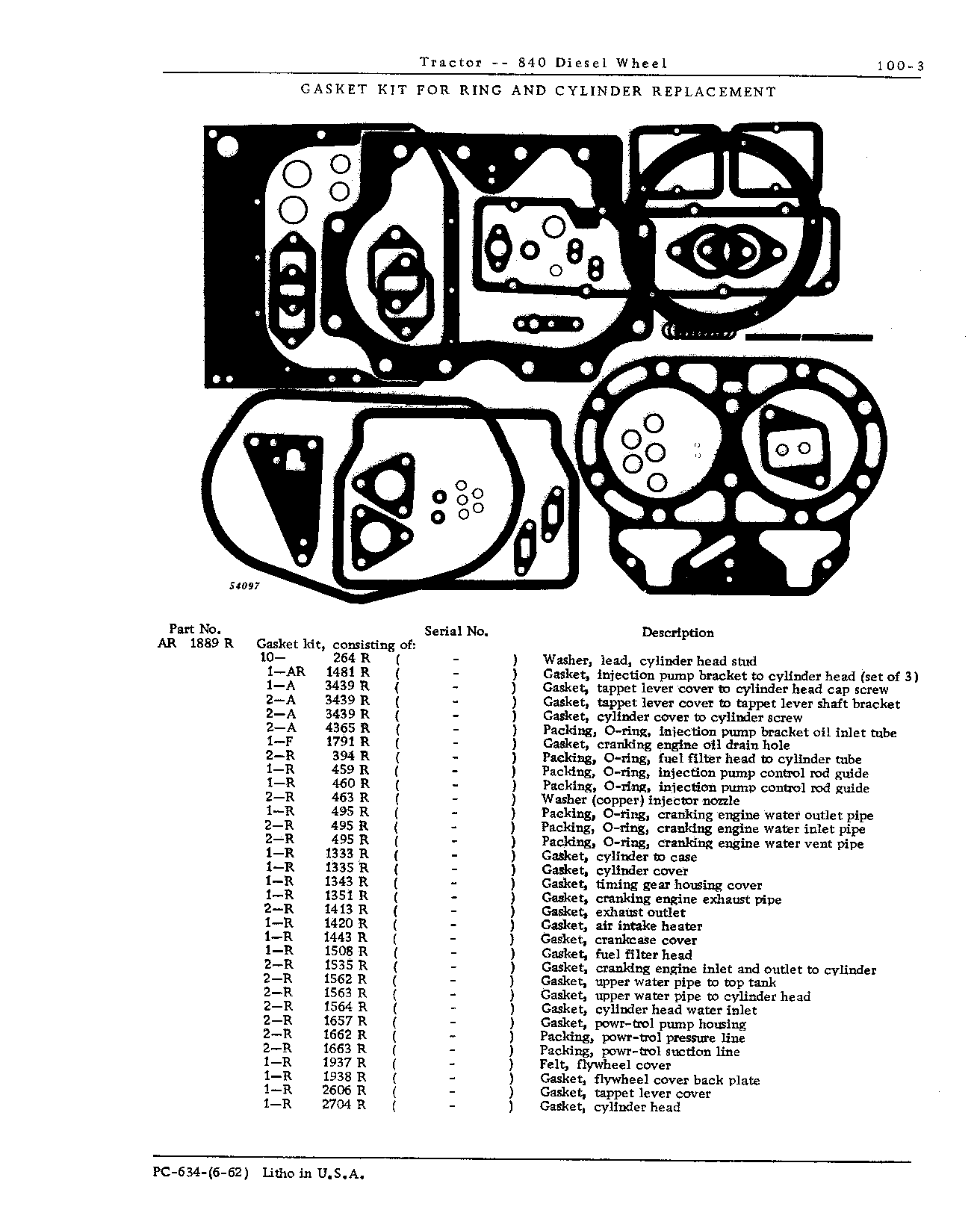 Gasket Sets (Continued)