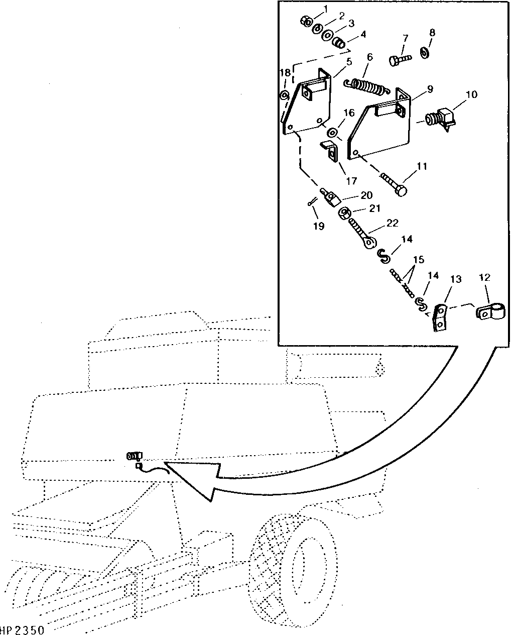 Actuating Switch and Mounting Parts (Dial-A-Matic) (600001 - )