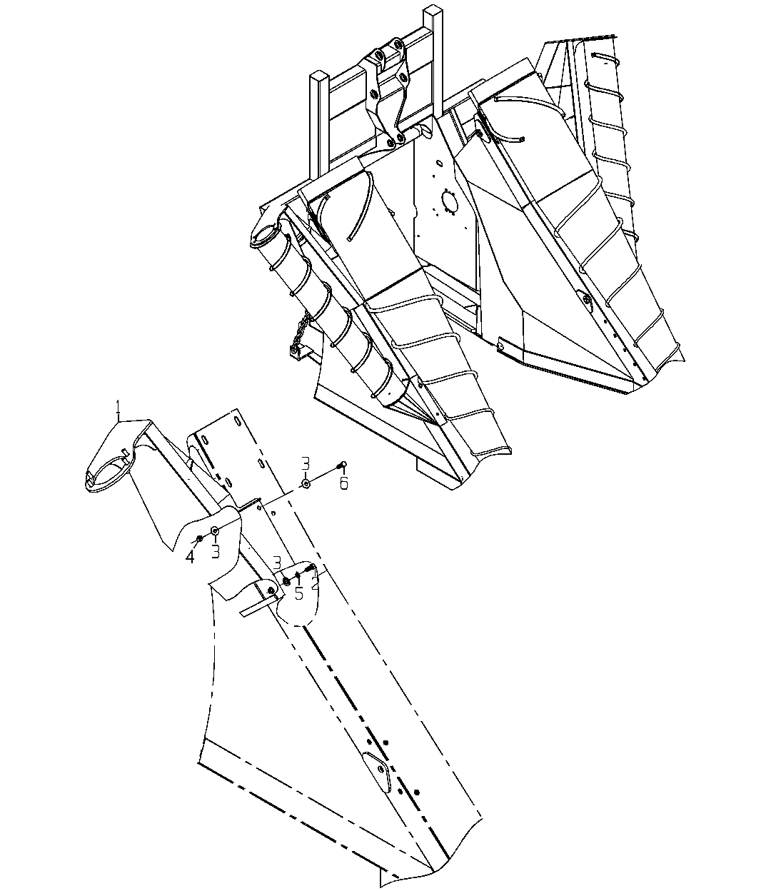 SCROLL GP, OUTER MOTOR, RIGHT, MOUNT (OPTION 5340)