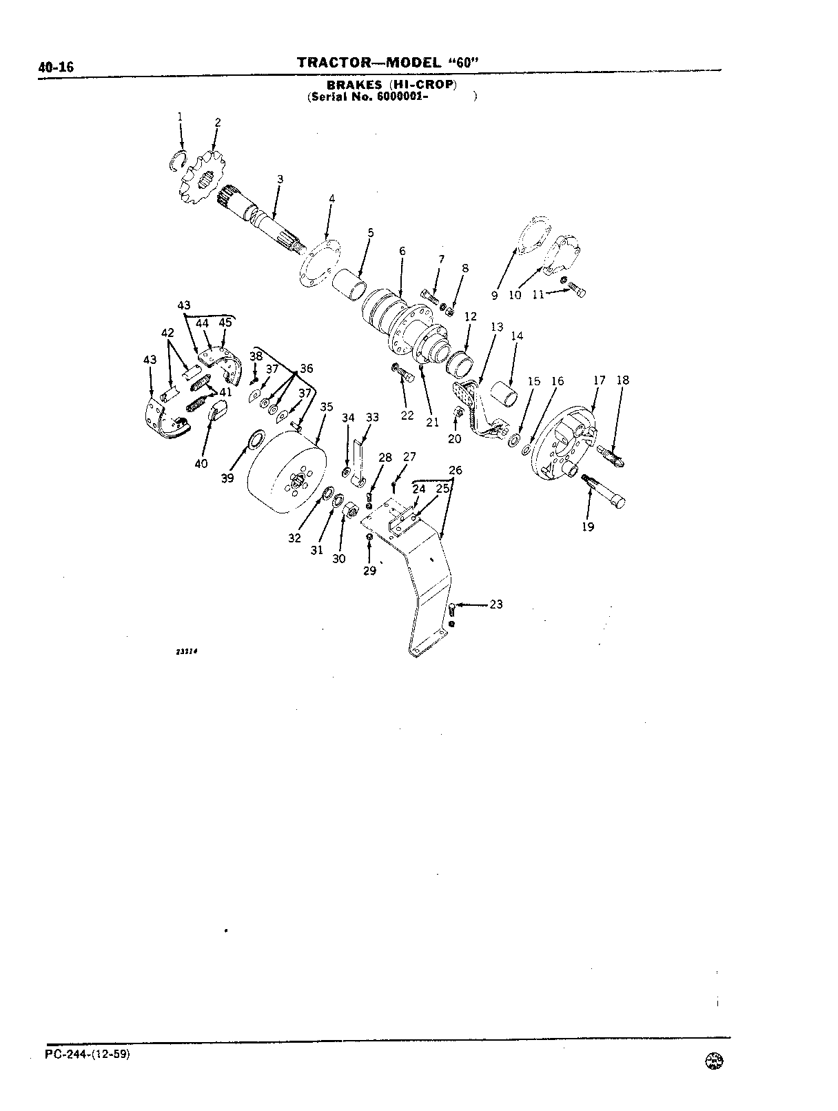 Section 40-Transmission, Differential Final Drives, Powershaft, and Brakes (Continued)