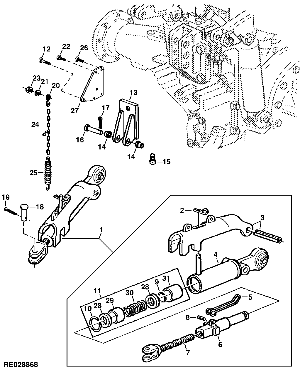 Left-Hand Stabilizer Bar (European Version) ( - 008152)