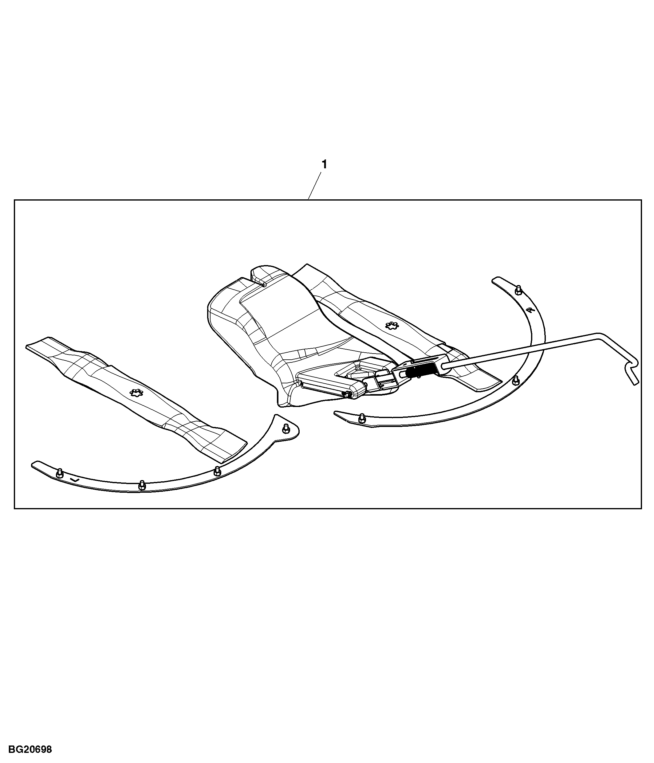 Attachment, Mulch Kit, 36 inch