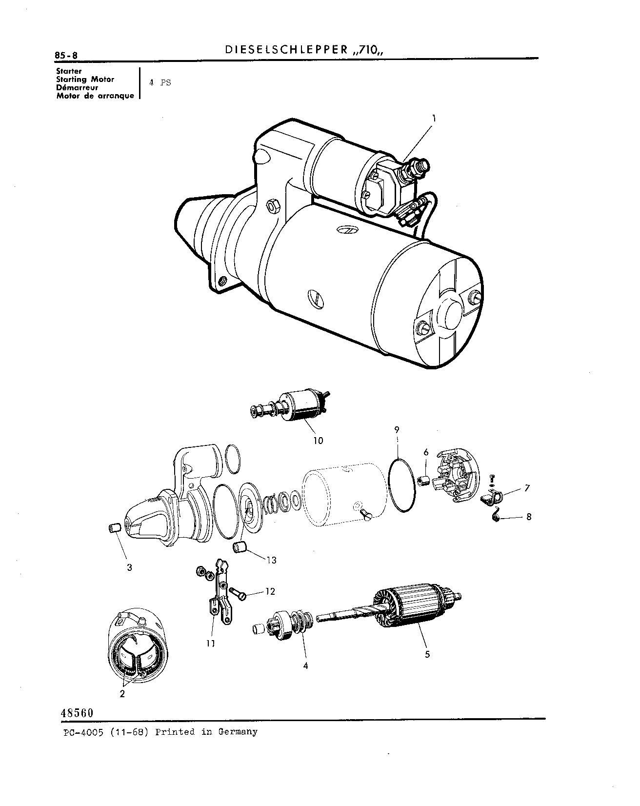 Starting Motor (Continued)