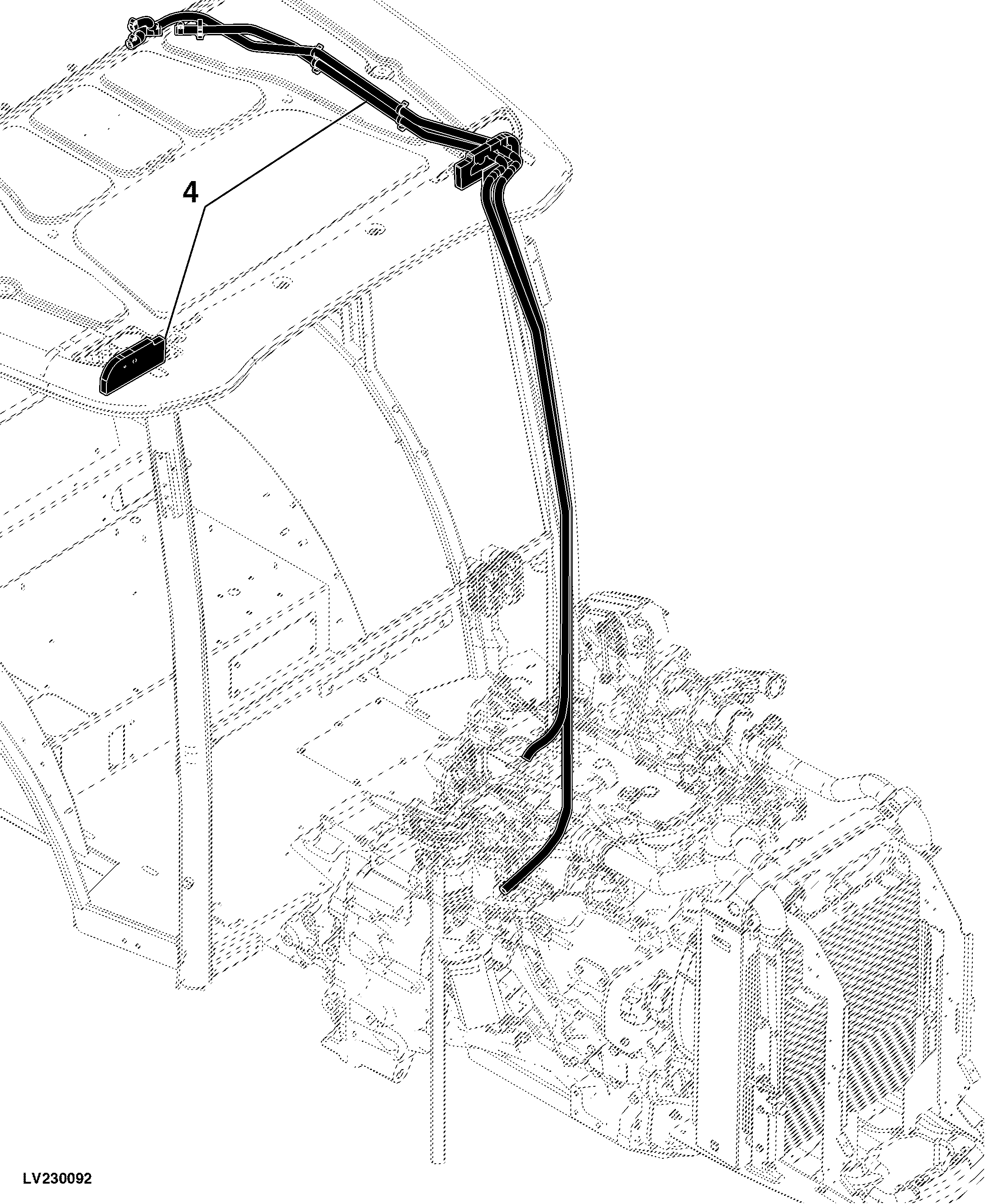 70 Hydraulic Components and Lines Tractor
