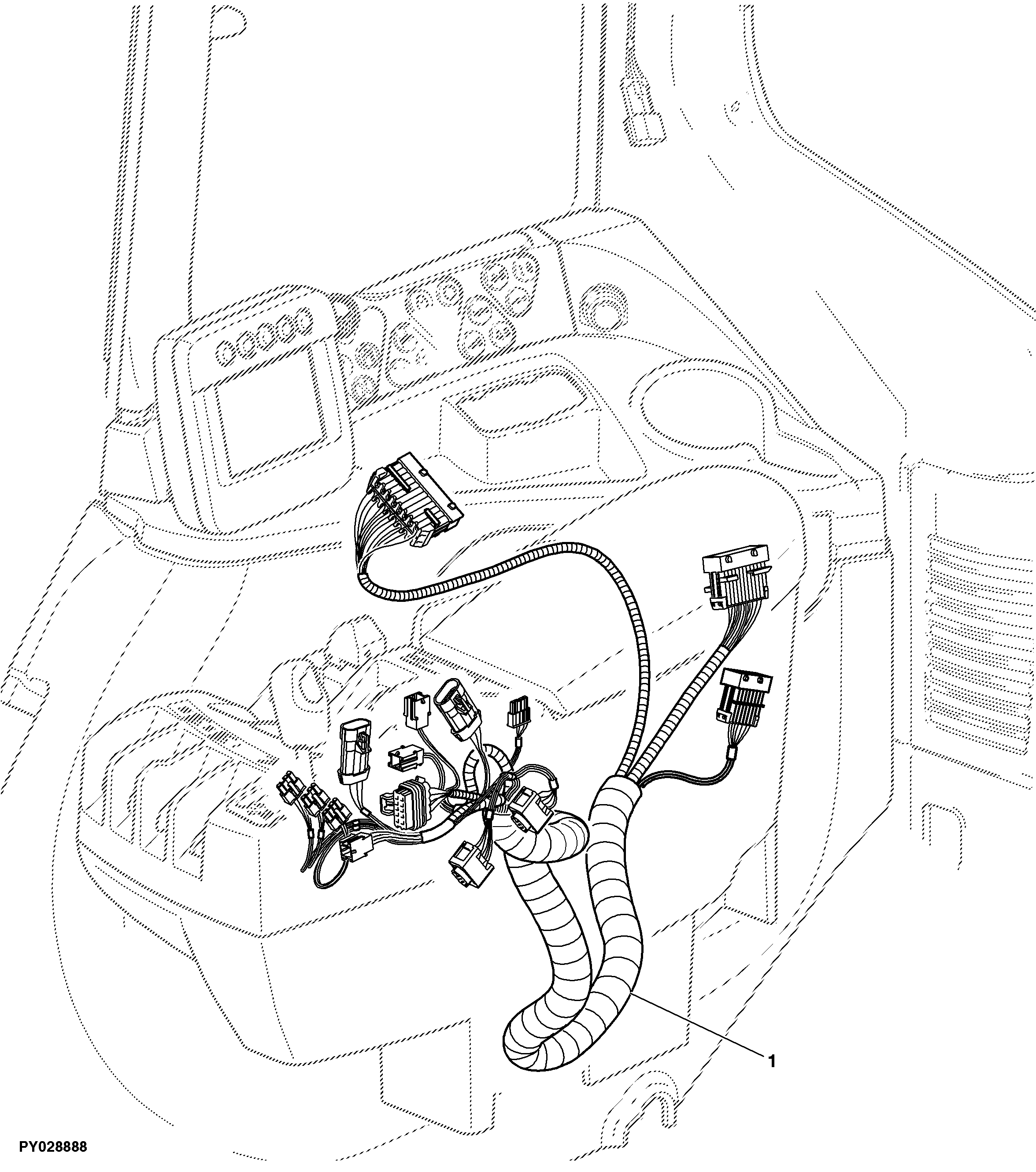 Wiring Harness, Command Arm