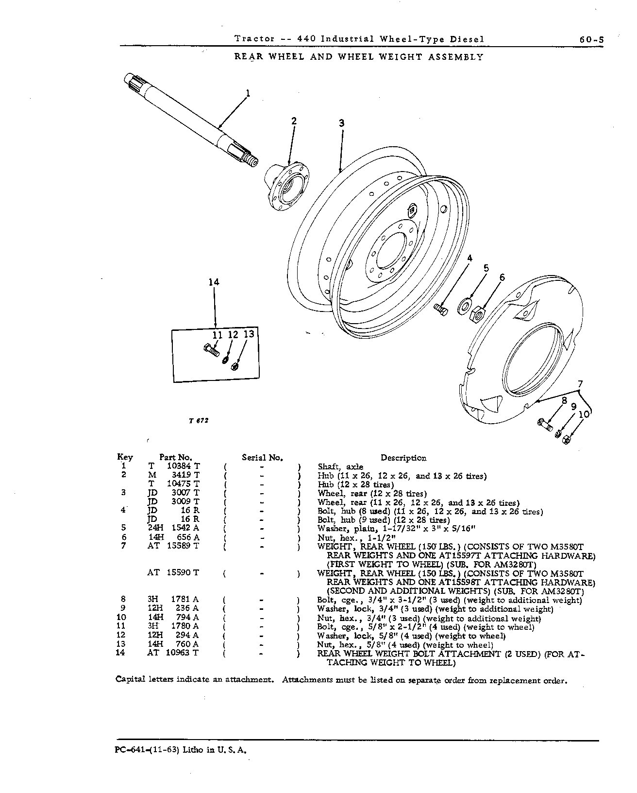 Front Axle and Wheels (Continued)