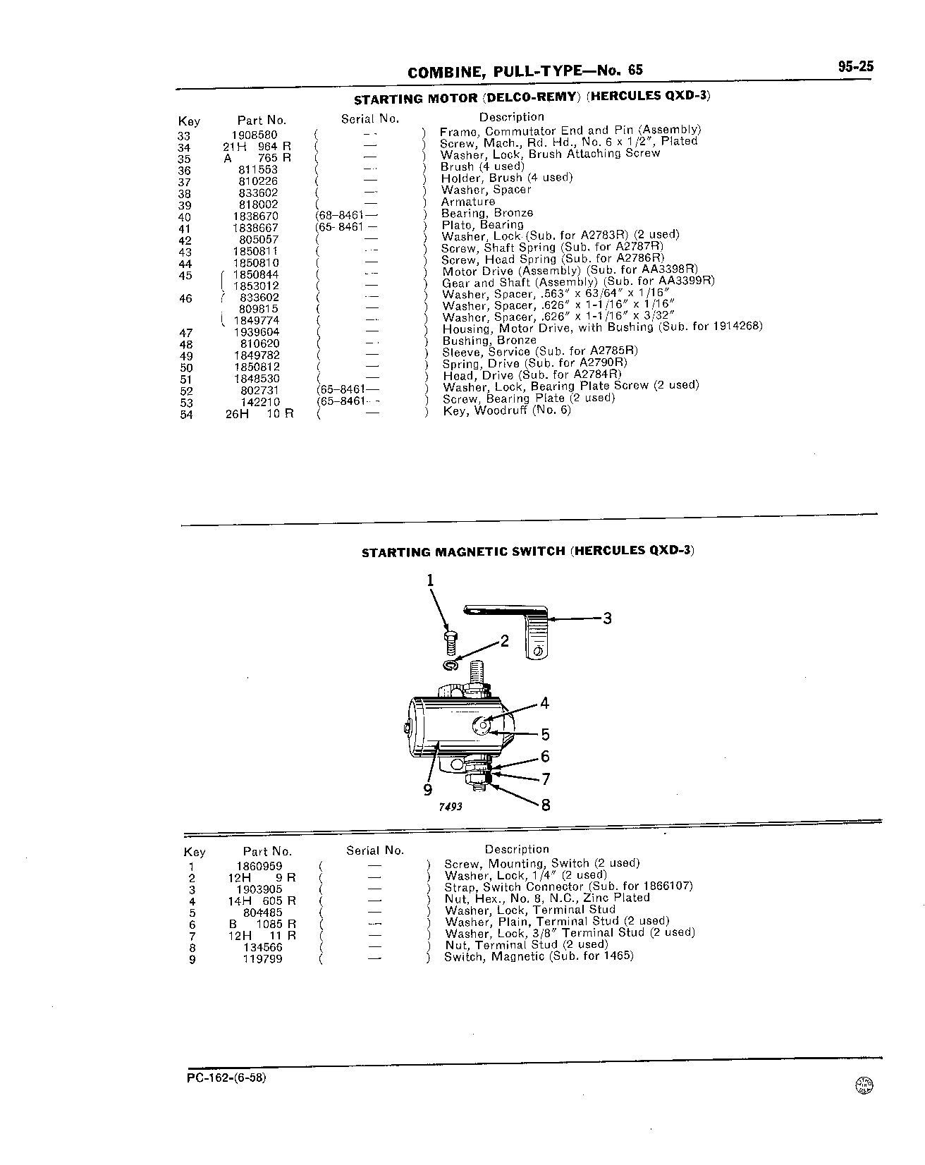 95 Engine, Hercules Q XD-3 (Continued)