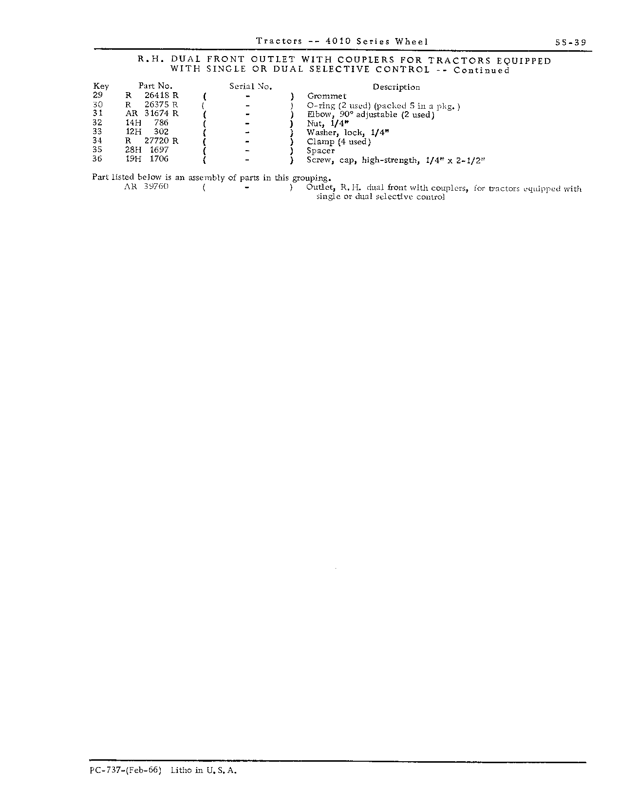 Selective control valve outlets (Continued)
