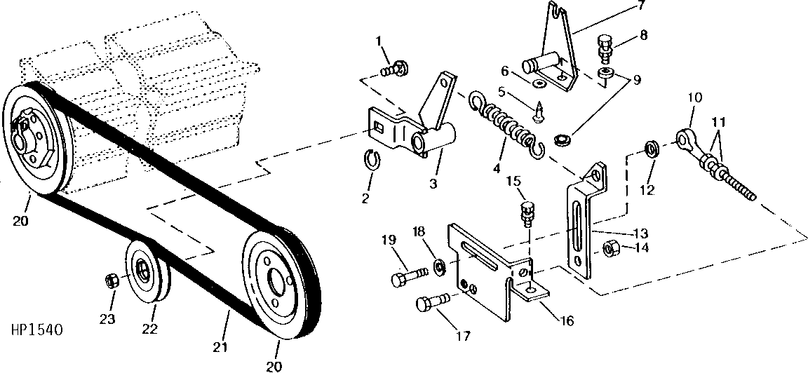 Beater Drive (100 Per Cent Beater Speed) (Corn and Bean) (551900 - )