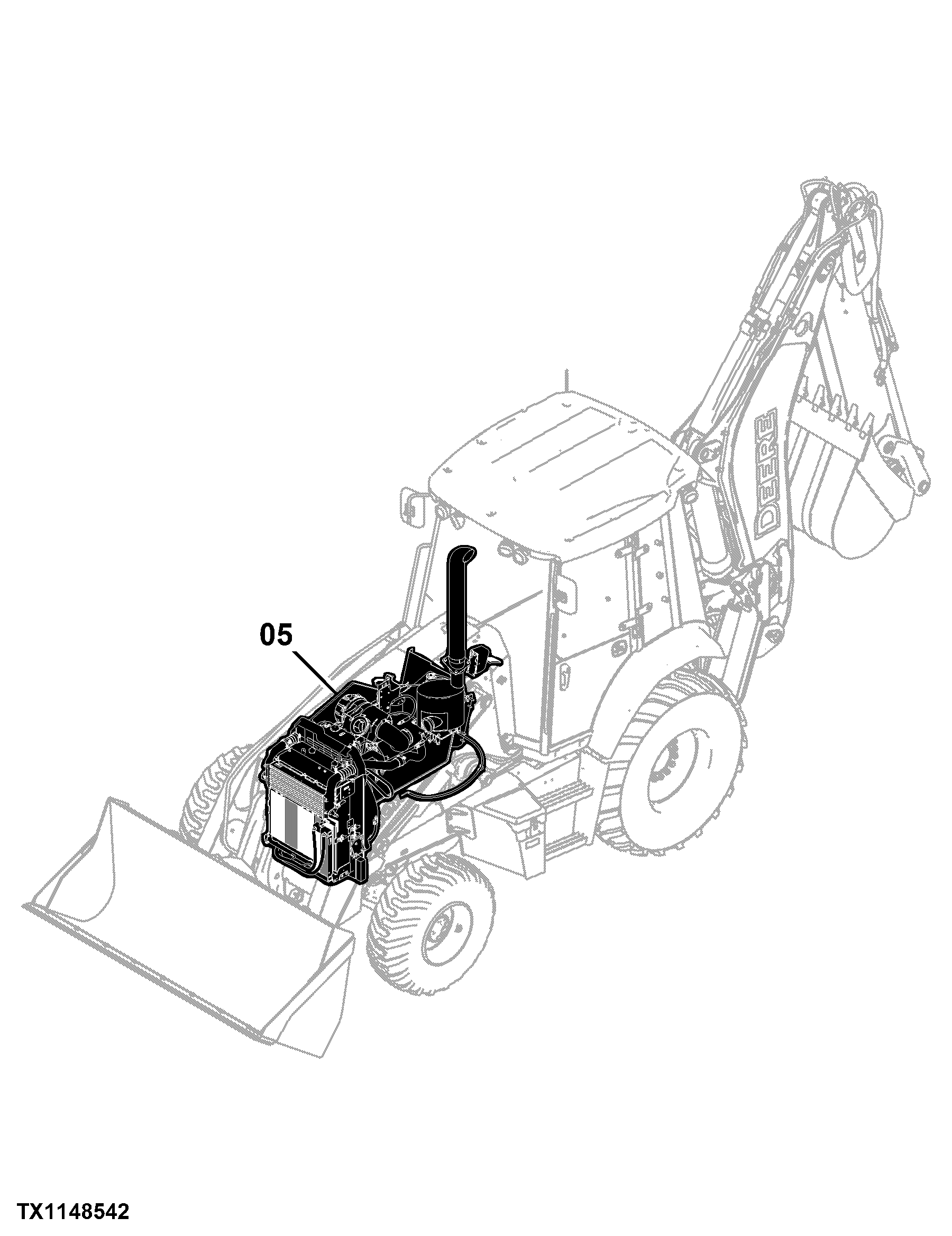 710K Backhoe Loader (Engine 6068HT067)(PIN: 1T0710KX_ _D219607- )
