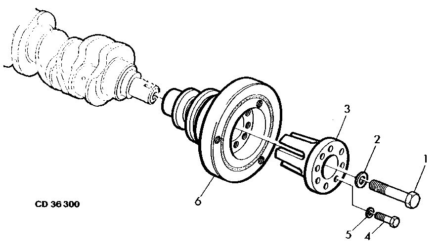 PULLEY WITH DAMPENER/COUPLING (WITH FRONT PTO)