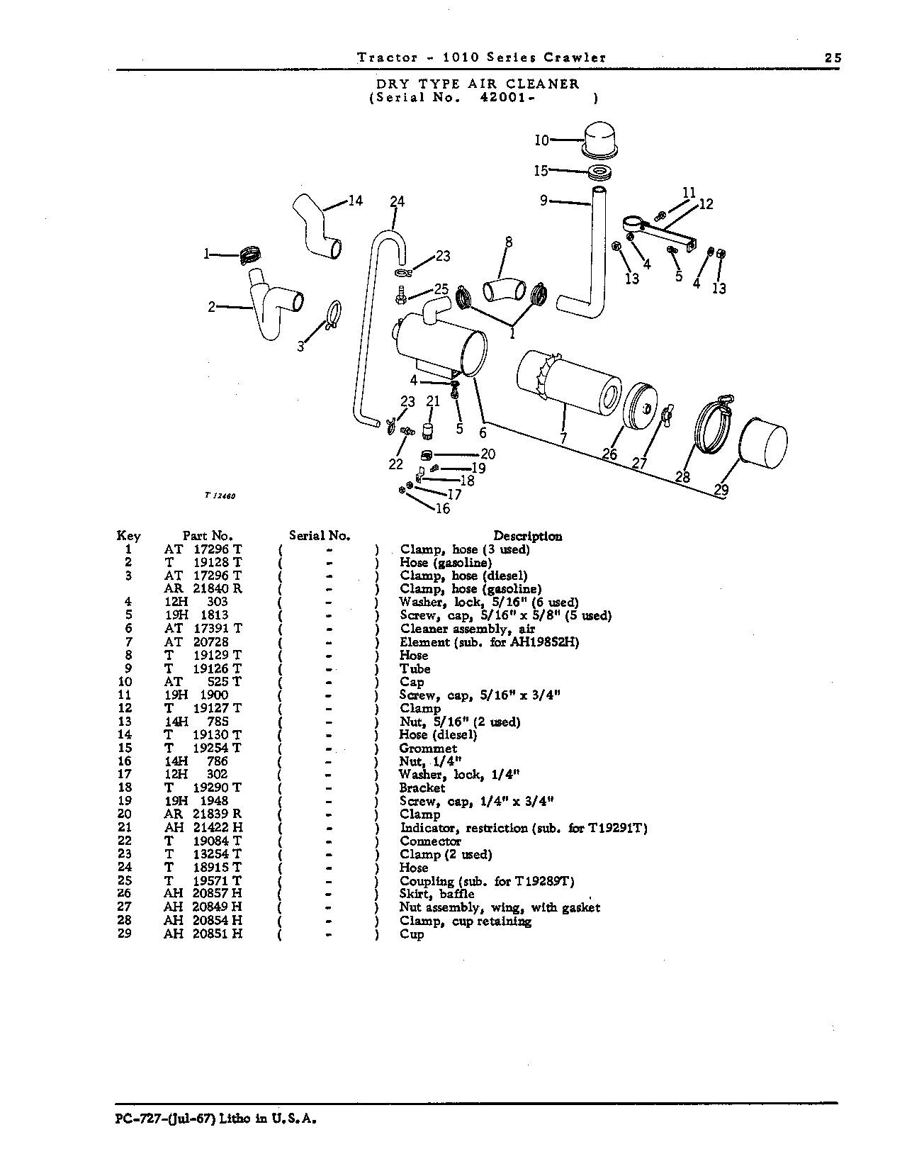 Air cleaner, dry type