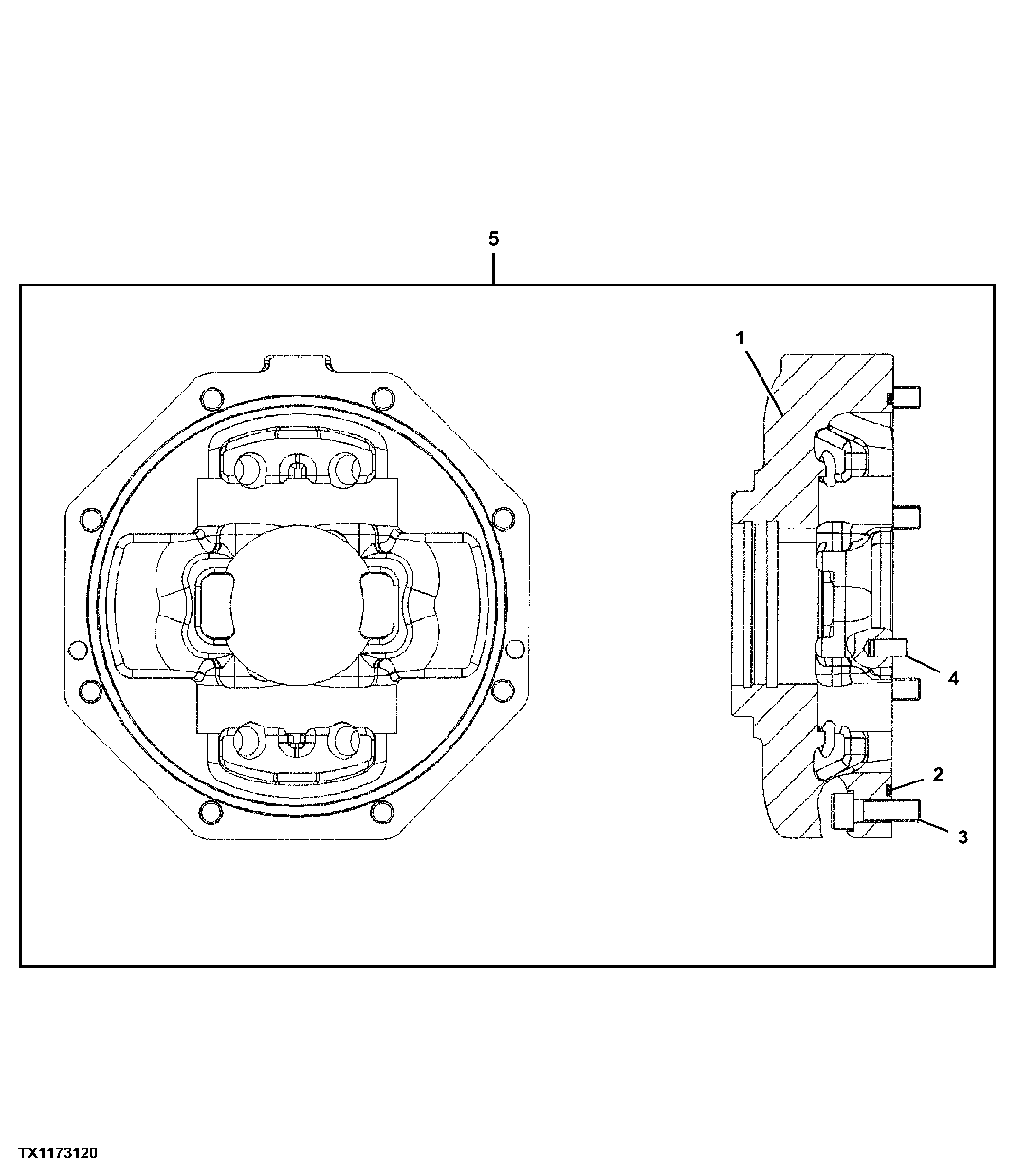 Bearing Flange - Hydrostatic Pump